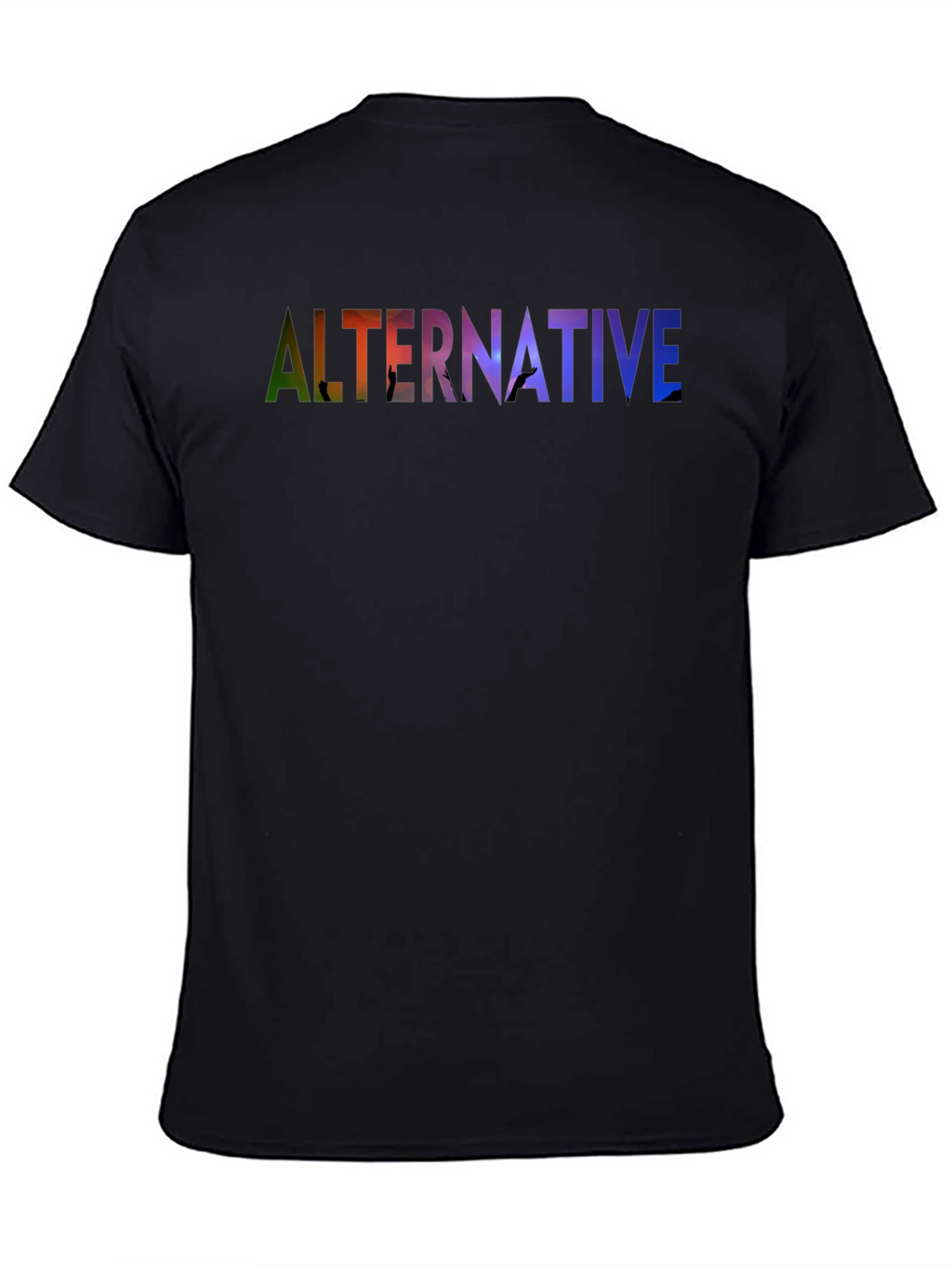 Alternative Graphic Print Black T-Shirt