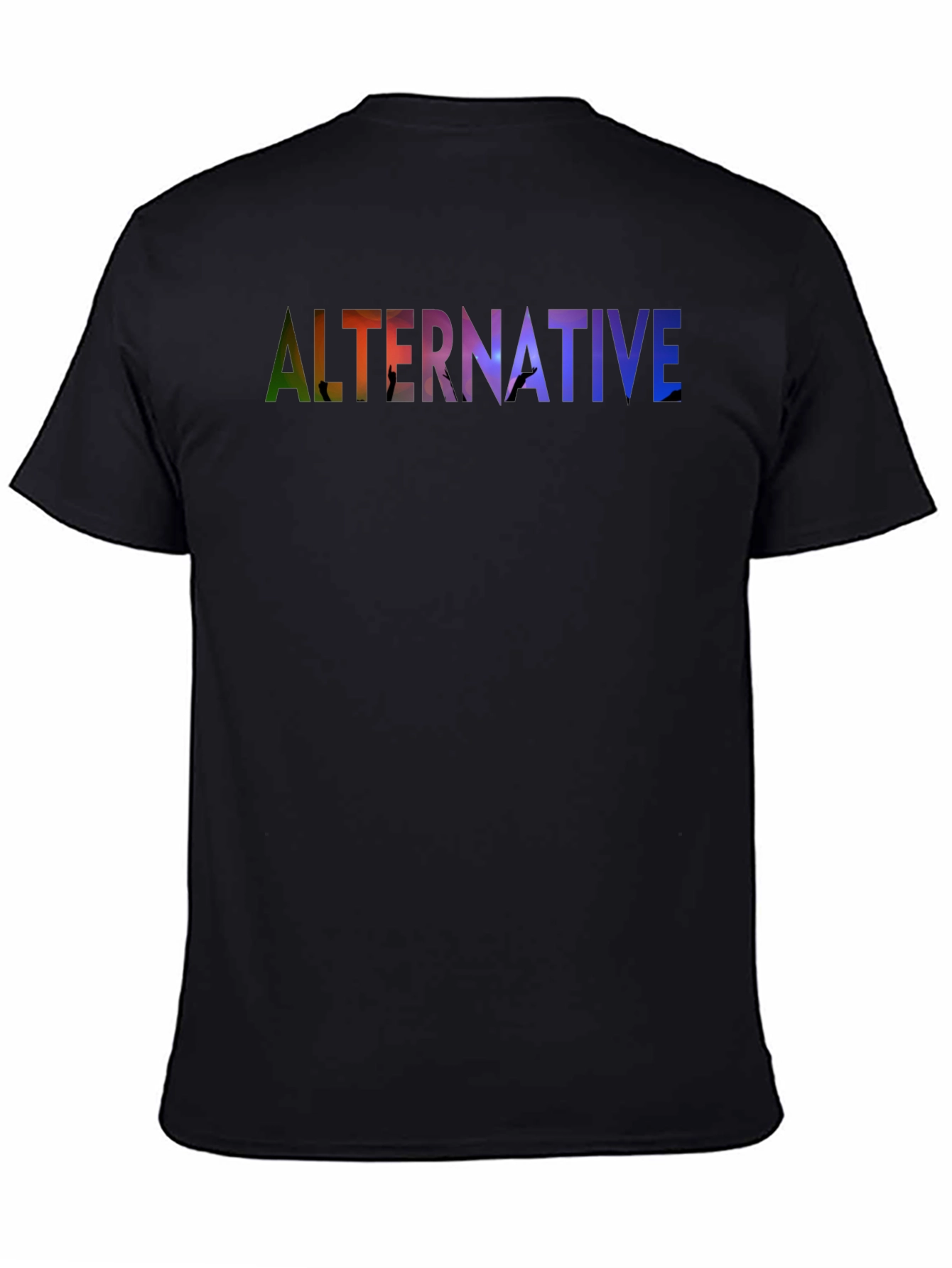 Alternative Graphic Print Black T-Shirt