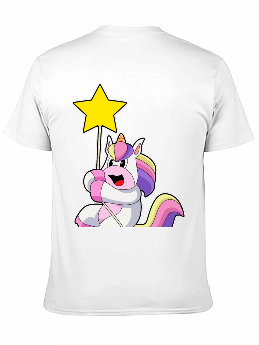 Unicorn Star Black T-Shirt