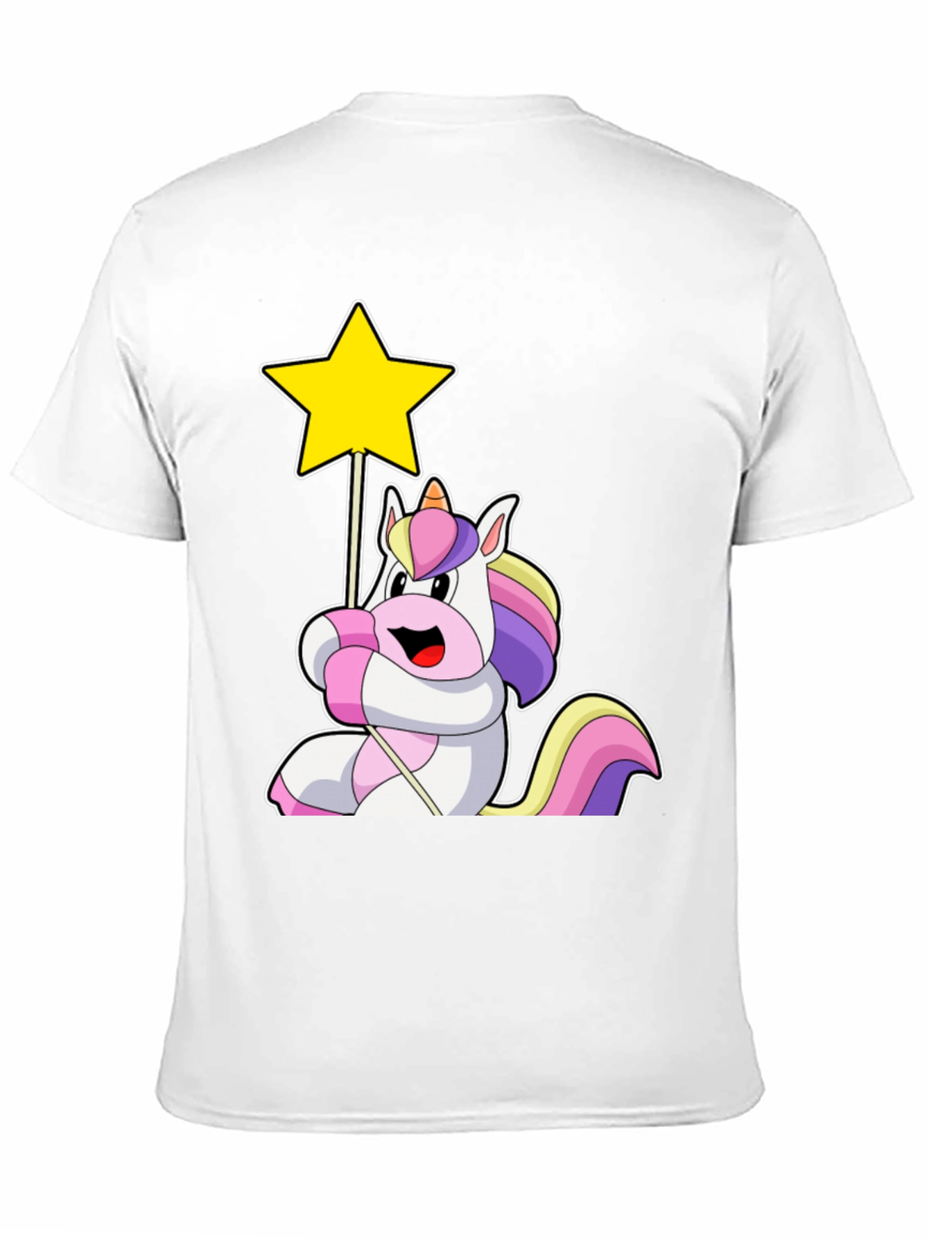 Unicorn Star Black T-Shirt