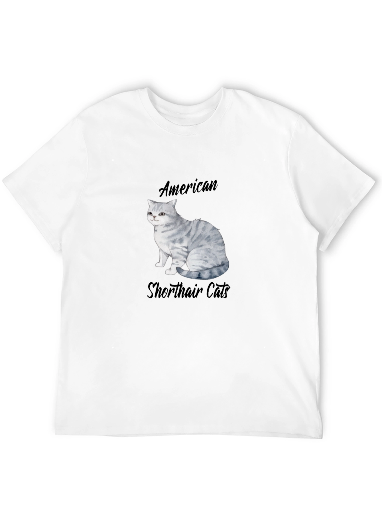 American Shorthair Cat Graphic T-Shirt