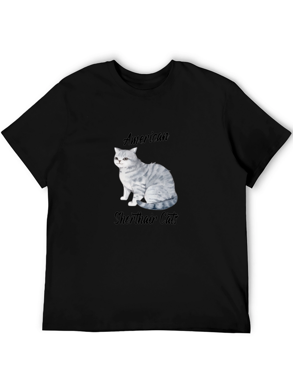 American Shorthair Cat Graphic T-Shirt