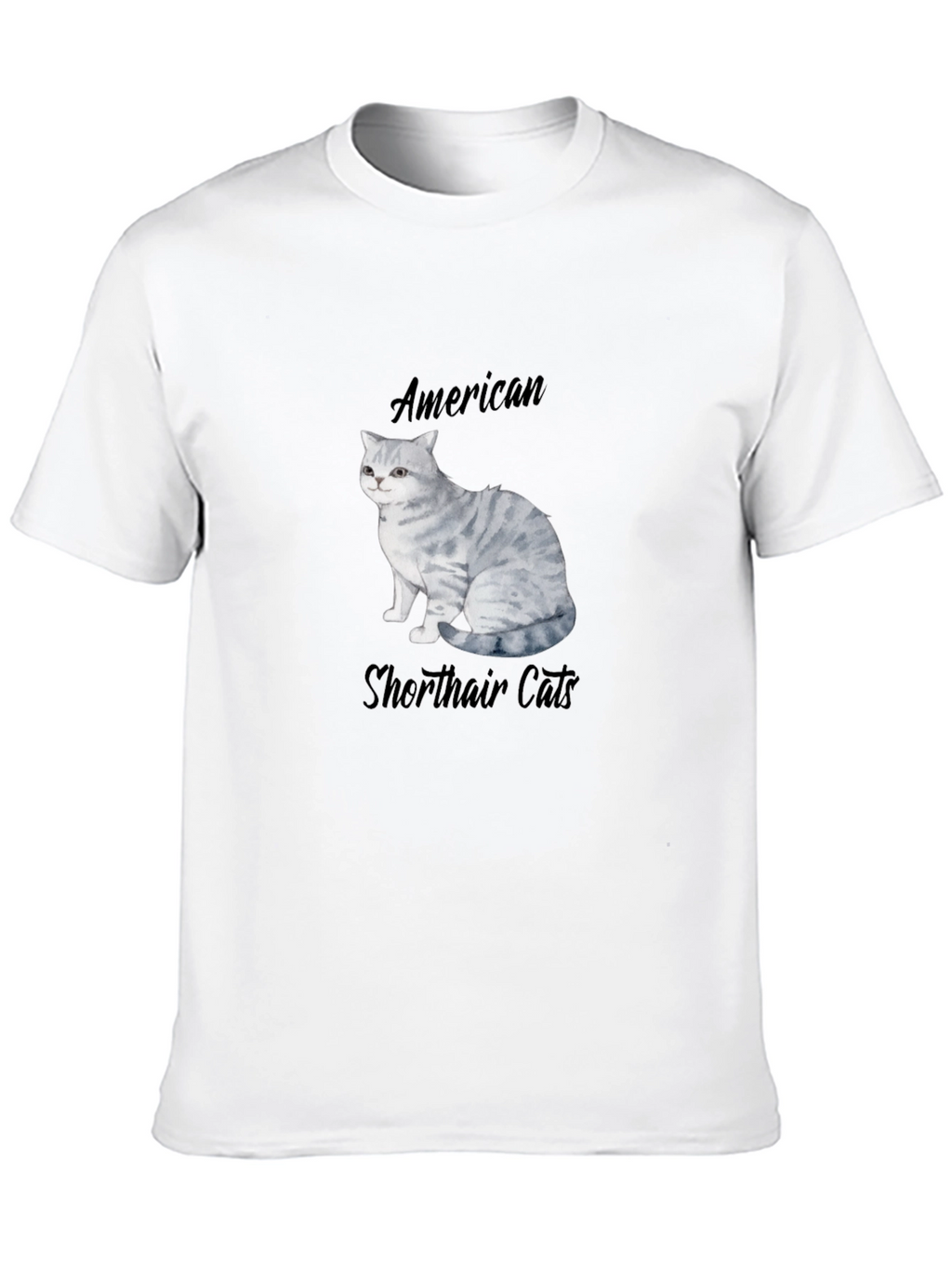 American Shorthair Cat Graphic T-Shirt