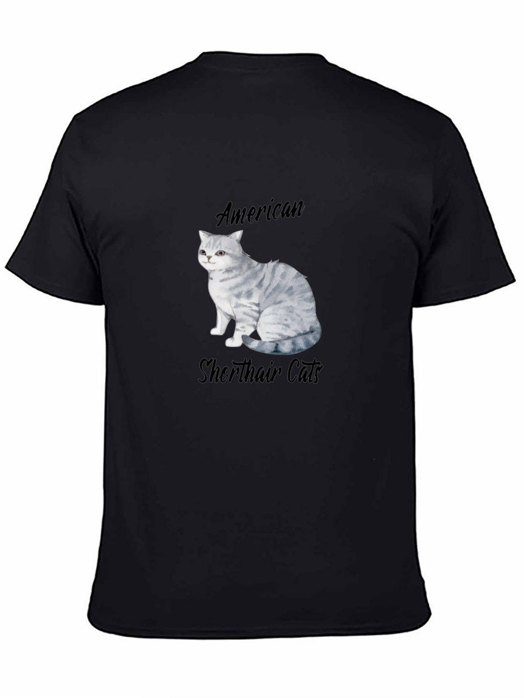 American Shorthair Cat Graphic T-Shirt