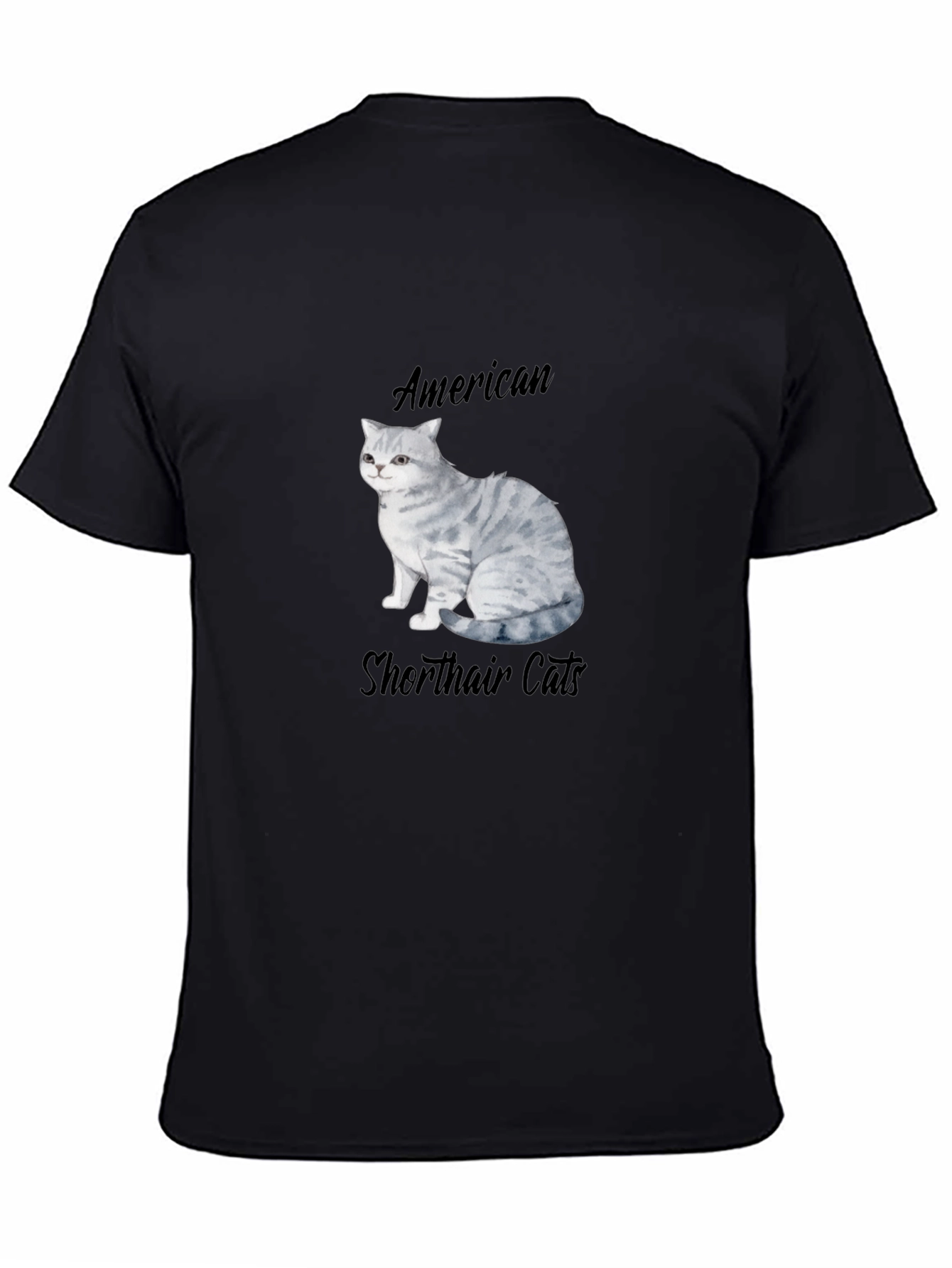 American Shorthair Cat Graphic T-Shirt