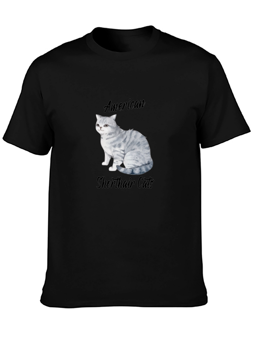American Shorthair Cat Graphic T-Shirt