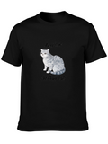 American Shorthair Cat Graphic T-Shirt