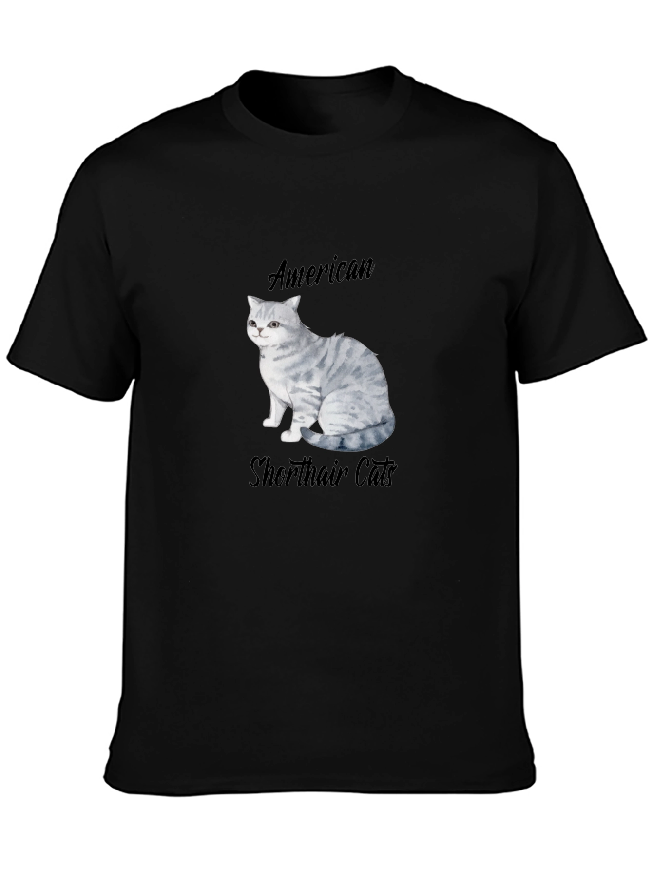 American Shorthair Cat Graphic T-Shirt