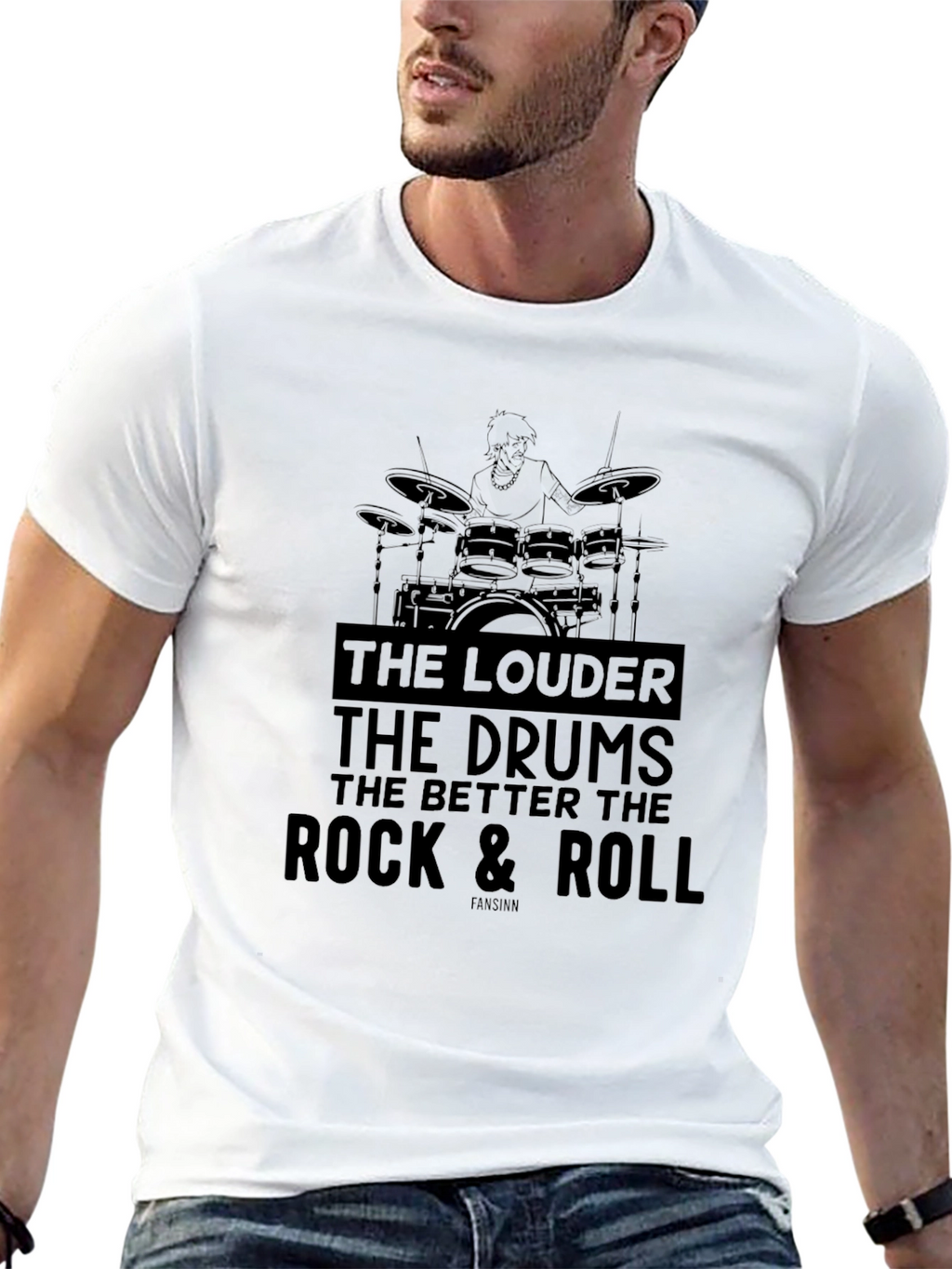 Rock & Roll Drummer T-Shirt