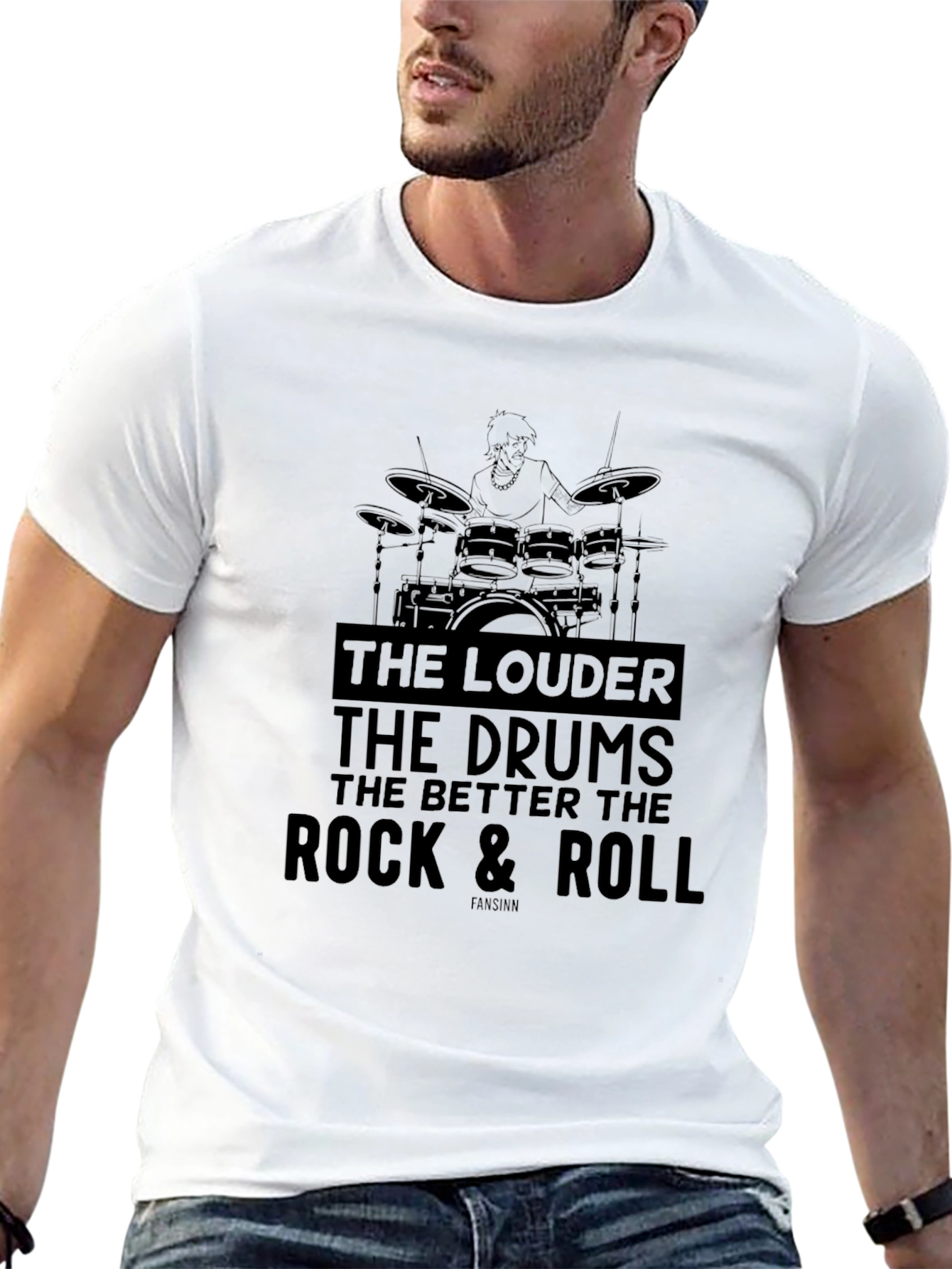 Rock & Roll Drummer T-Shirt