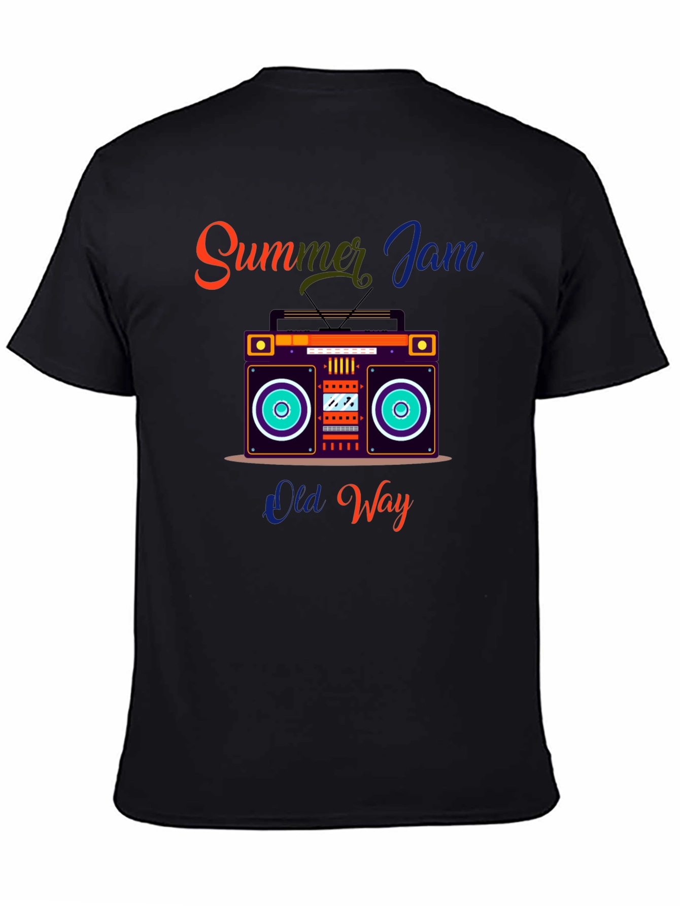 Summer Jam Retro Boombox Graphic Tee