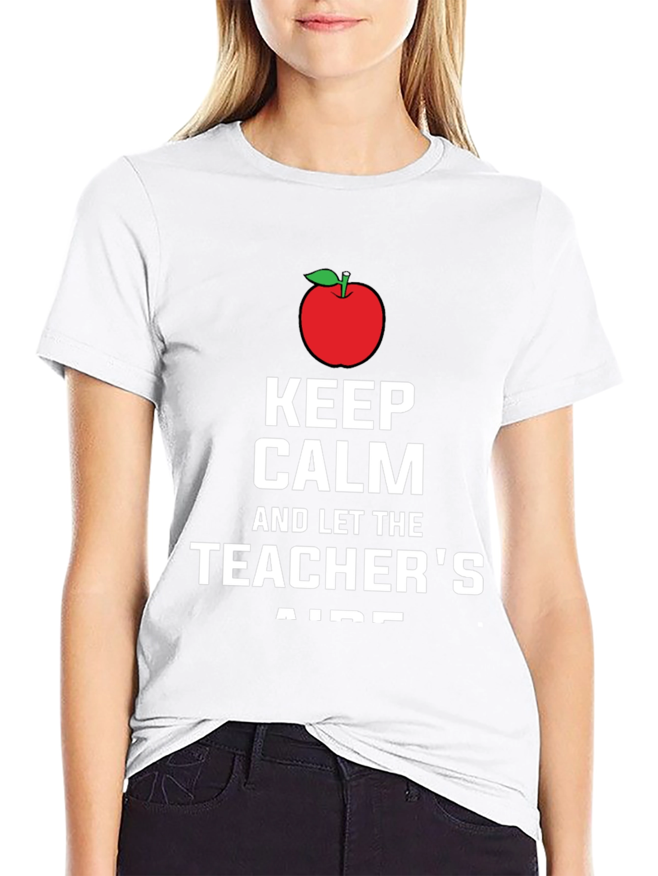 Keep Calm Teachers Aide T-Shirt