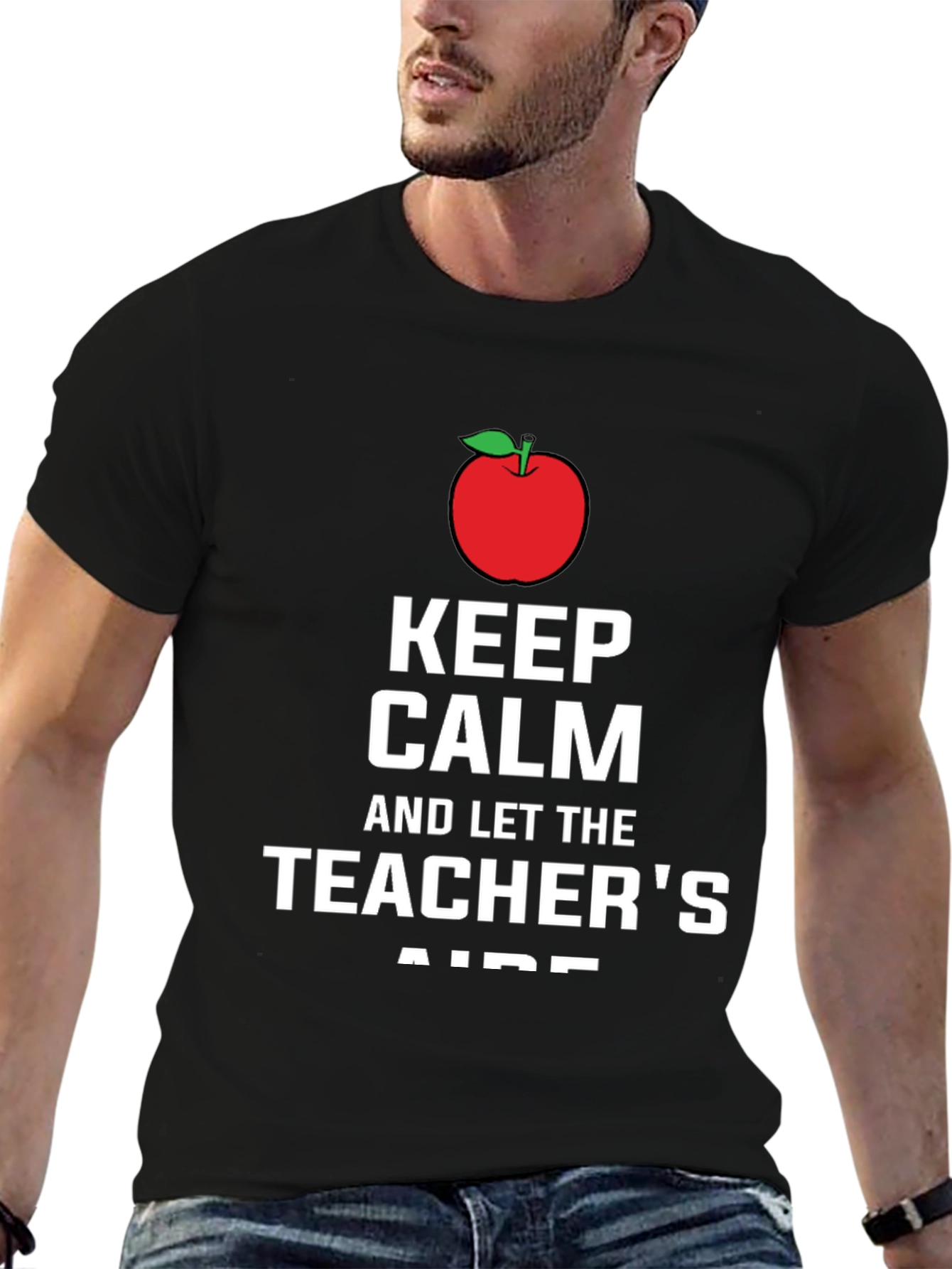 Keep Calm Teachers Aide T-Shirt