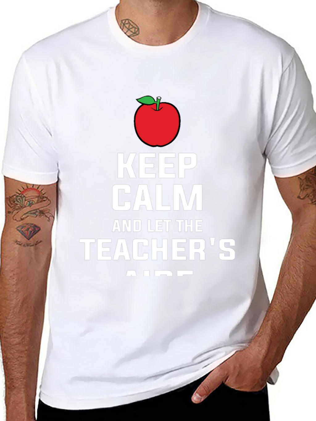 Keep Calm Teachers Aide T-Shirt