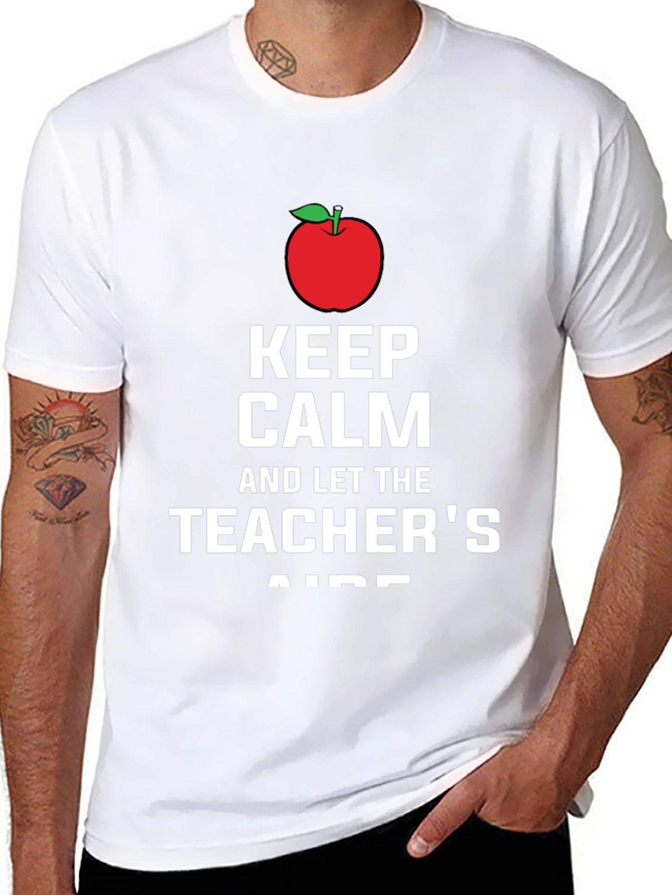 Keep Calm Teachers Aide T-Shirt