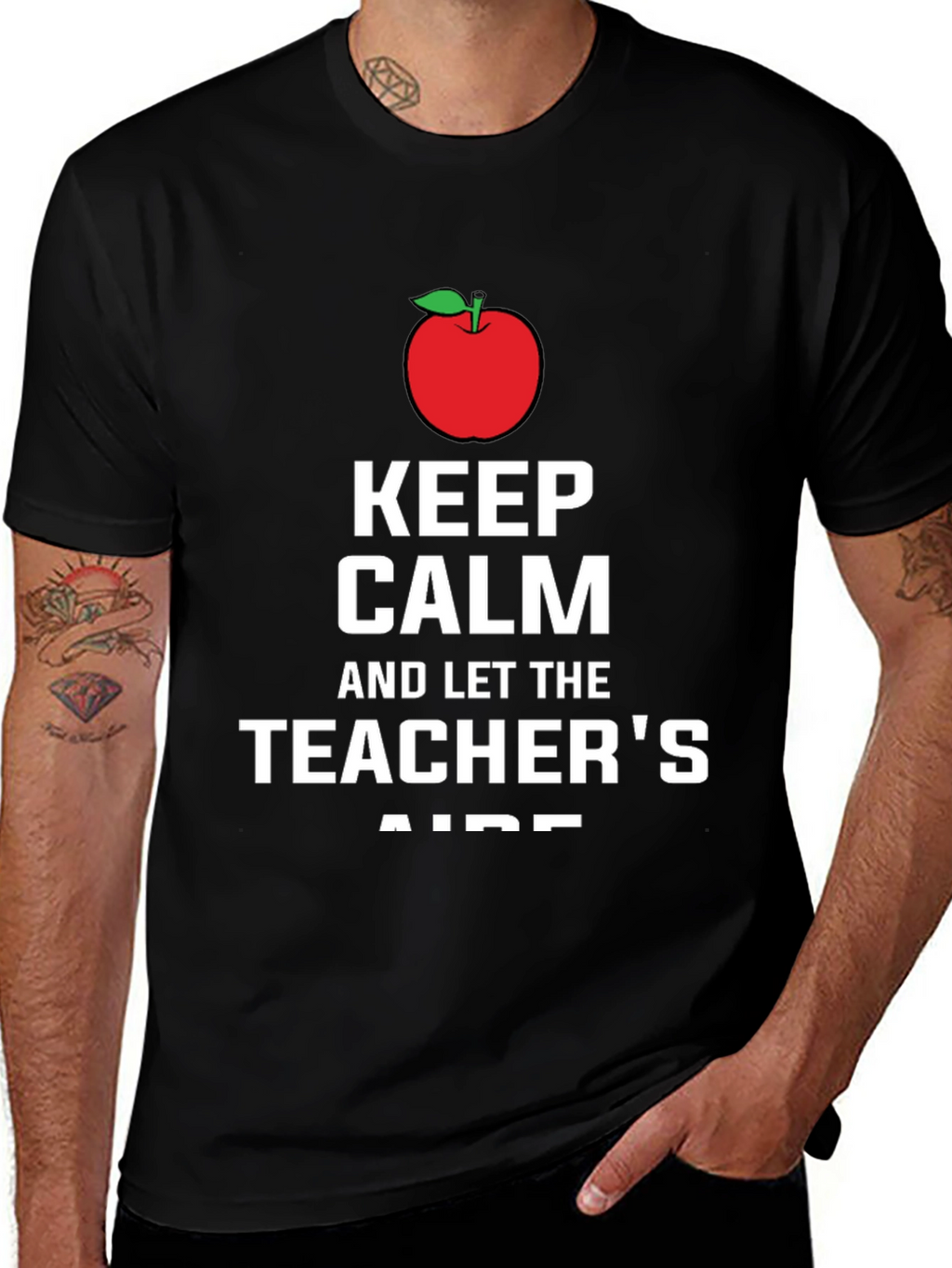 Keep Calm Teachers Aide T-Shirt