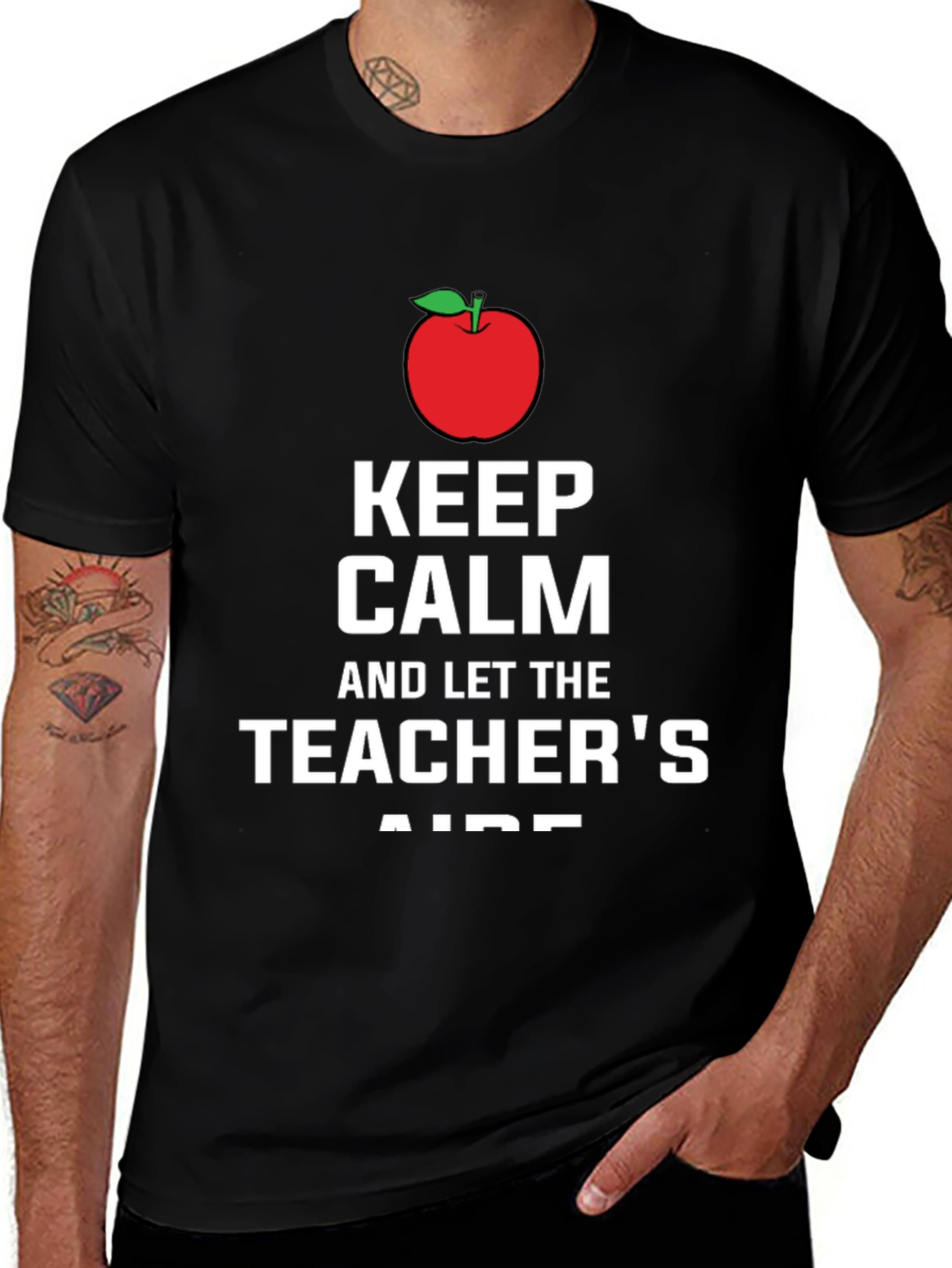 Keep Calm Teachers Aide T-Shirt