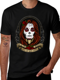Day of the Dead T-Shirt - Sugar Skull Woman