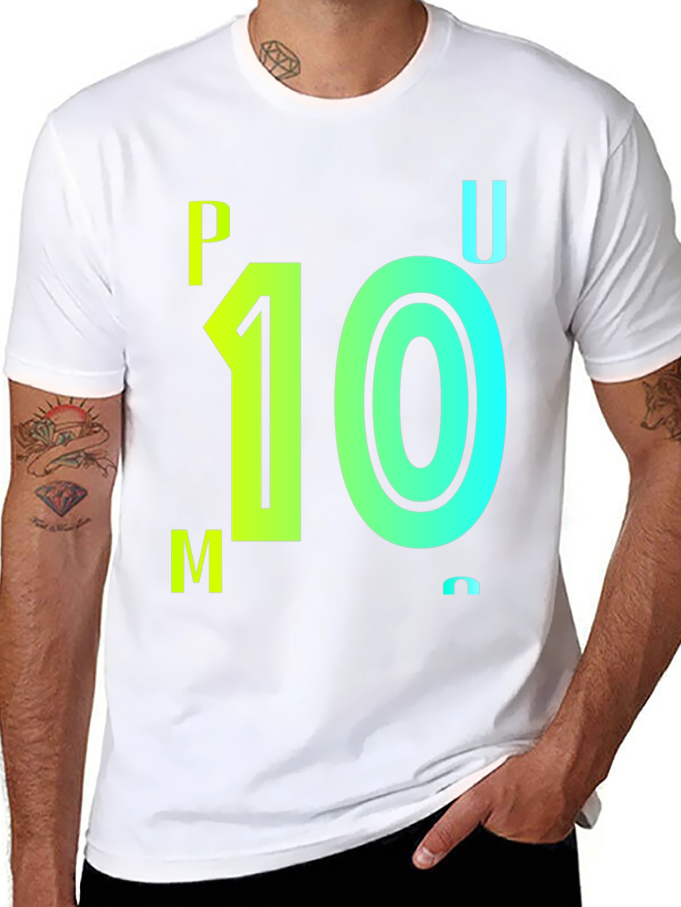 PUMU 10 Black Graphic T-Shirt