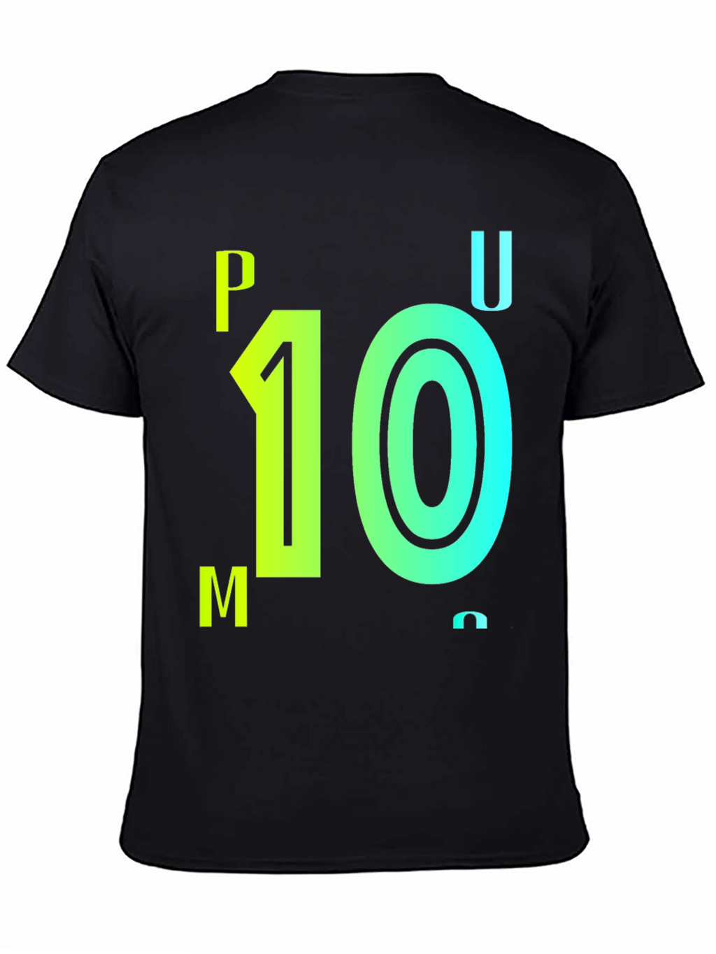 PUMU 10 Black Graphic T-Shirt