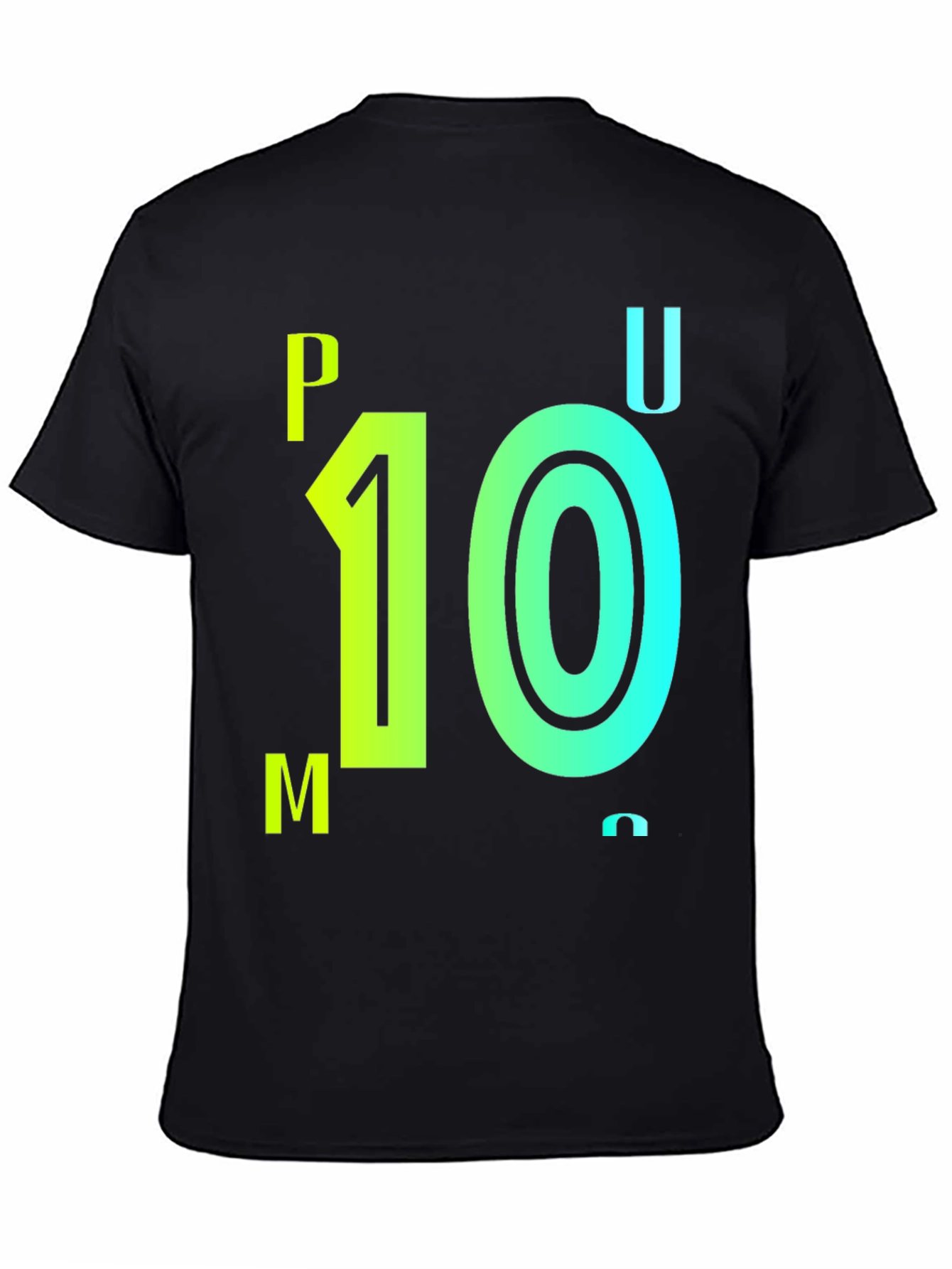 PUMU 10 Black Graphic T-Shirt
