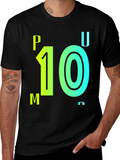 PUMU 10 Black Graphic T-Shirt