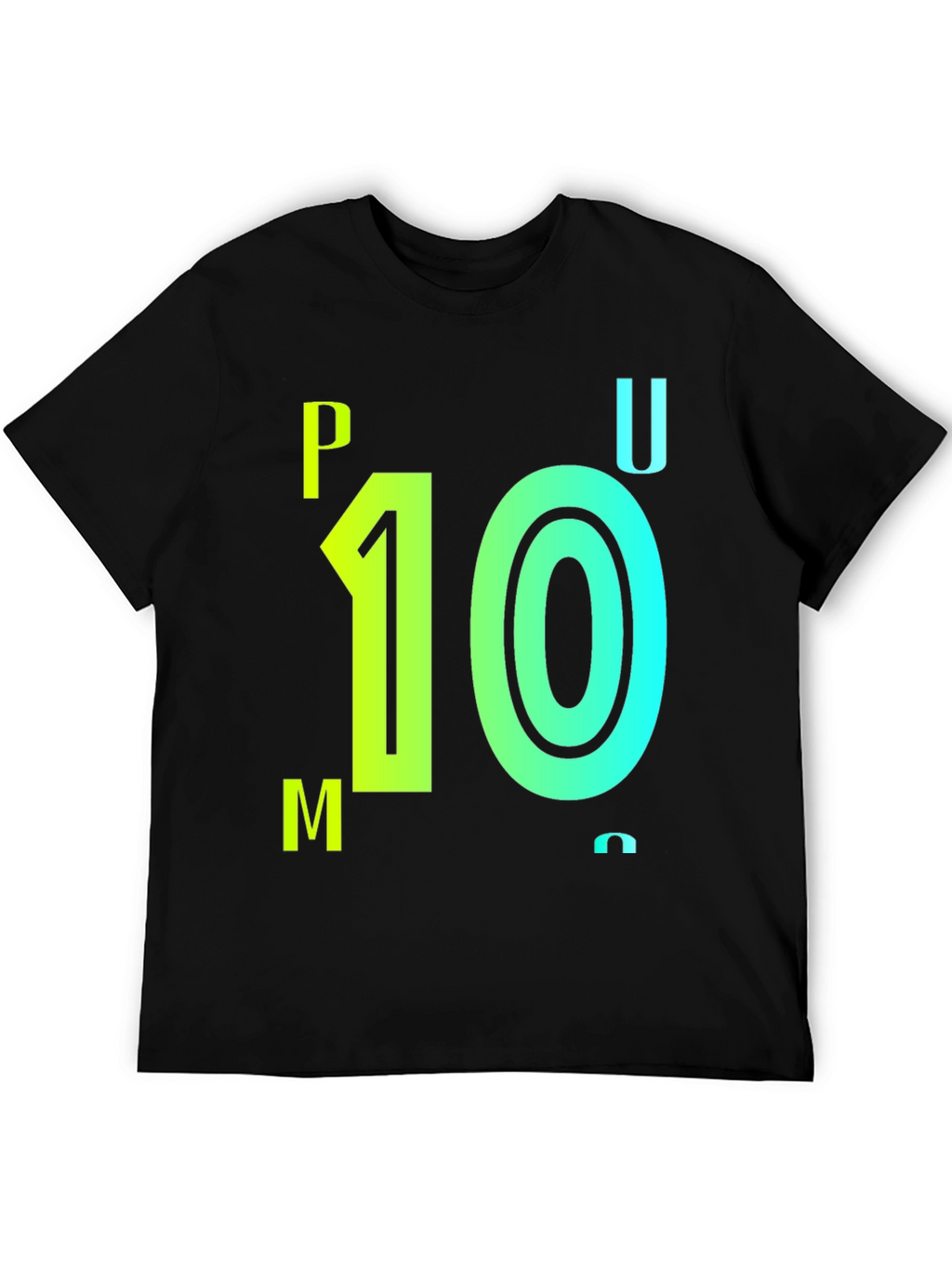 PUMU 10 Black Graphic T-Shirt
