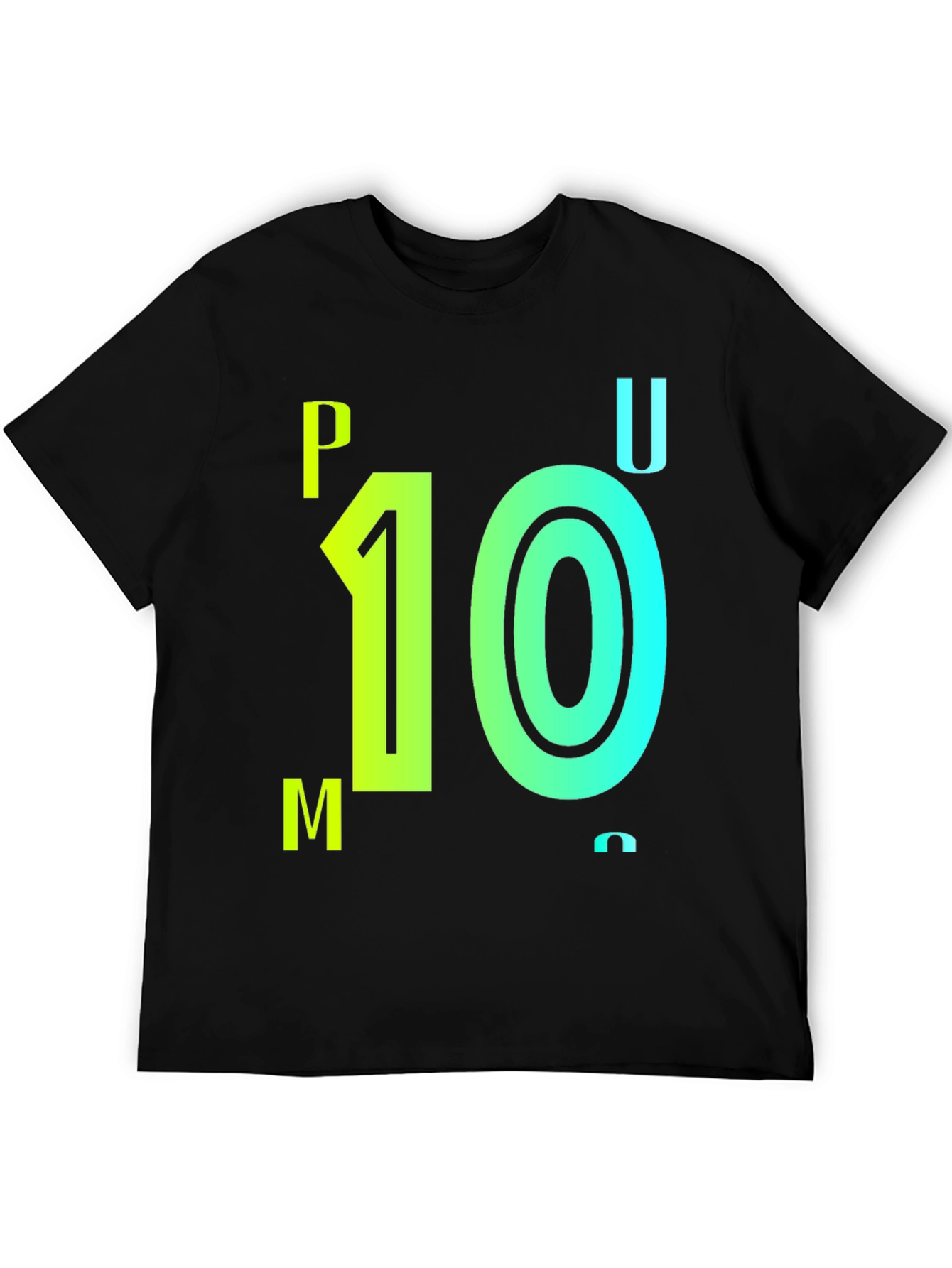 PUMU 10 Black Graphic T-Shirt