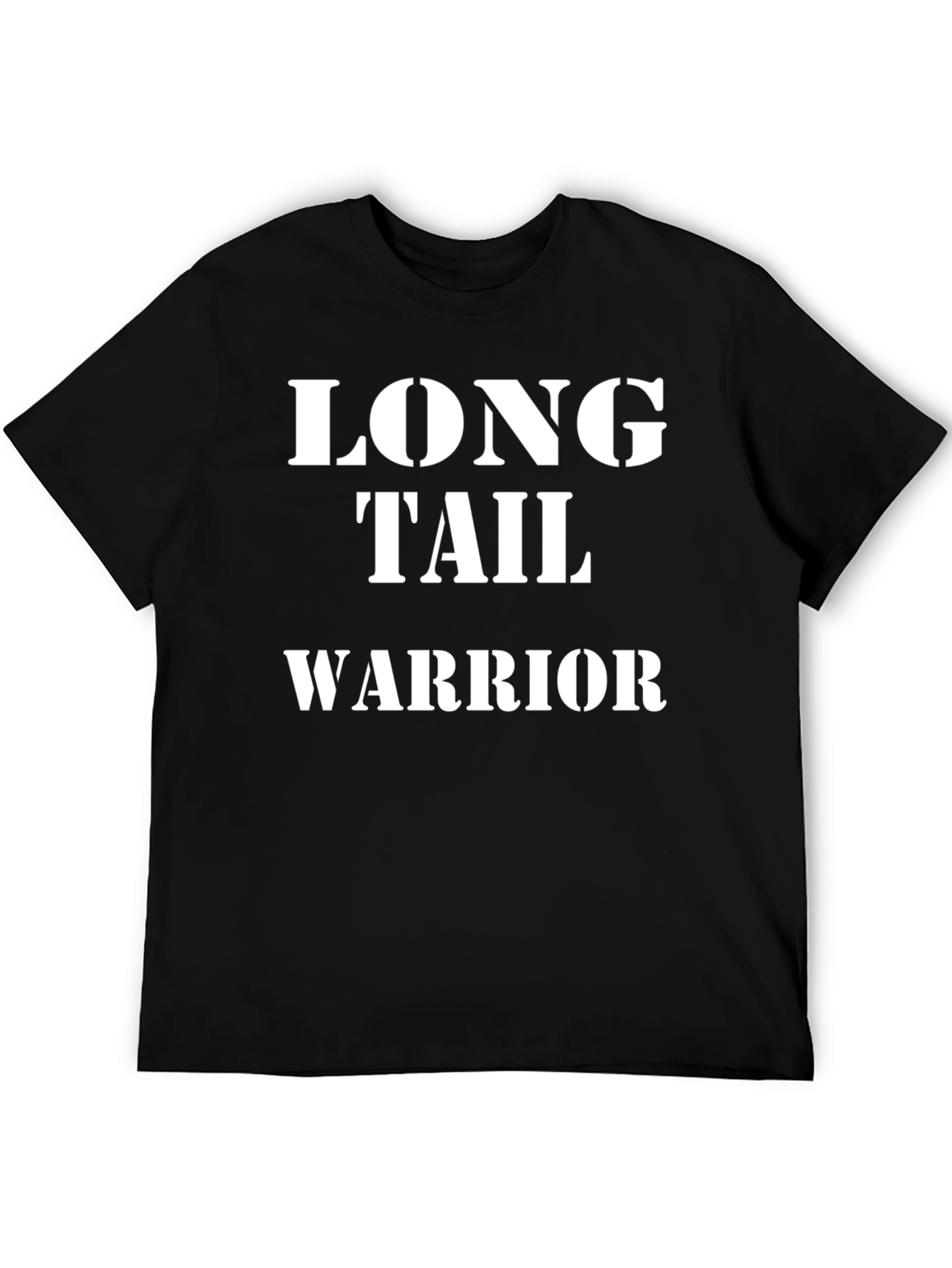 Long Tail Warrior Black T-Shirt