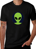 Alien Graphic T-Shirt - Black