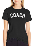 Coach Graphic T-Shirt - Athletic Style