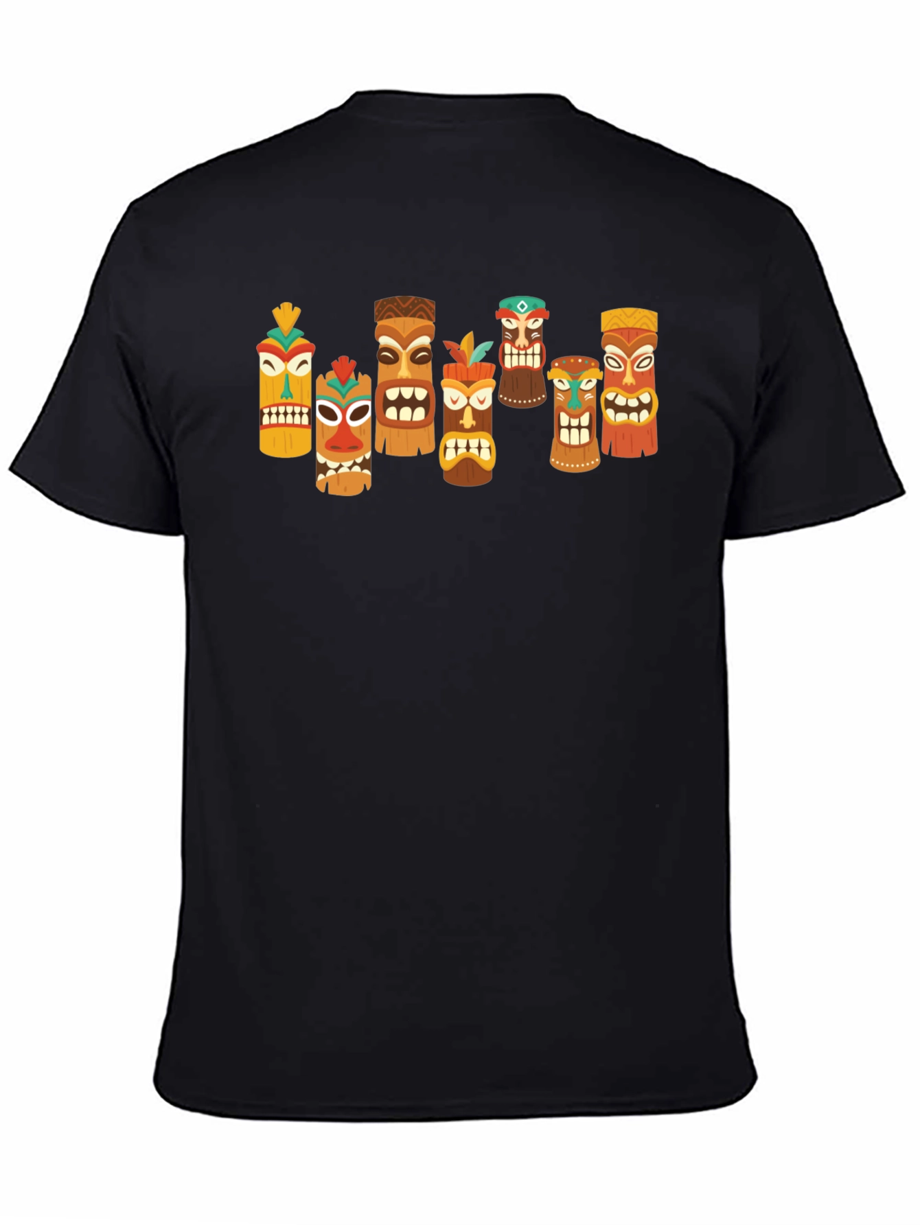 Tiki Totem Graphic T-Shirt - Hawaiian Style