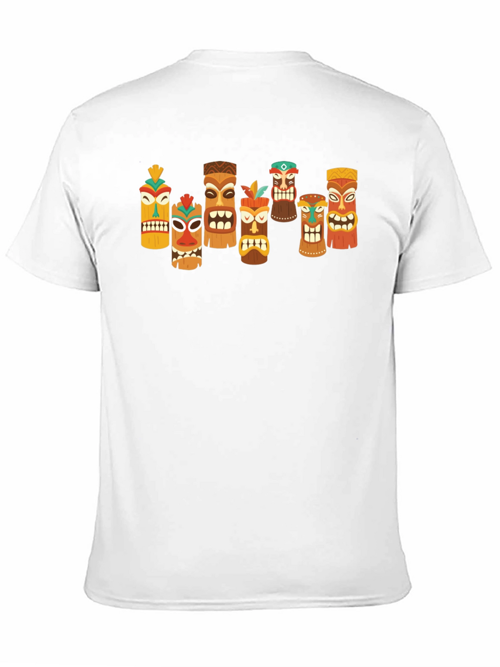 Tiki Totem Graphic T-Shirt - Hawaiian Style