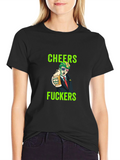 Cheers Trump Novelty Graphic Tee