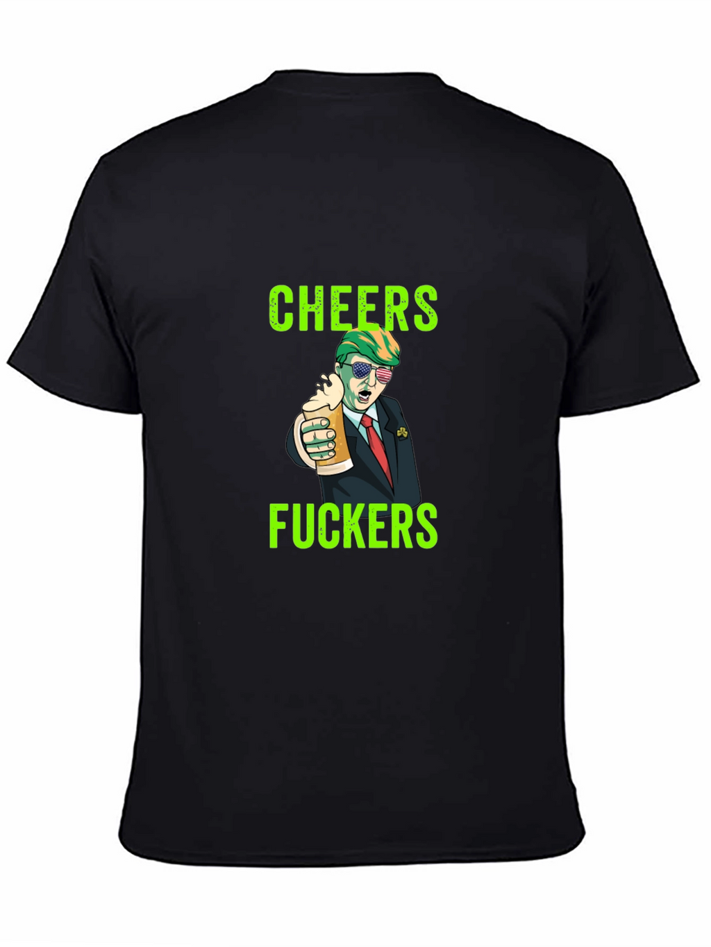 Cheers Trump Novelty Graphic Tee