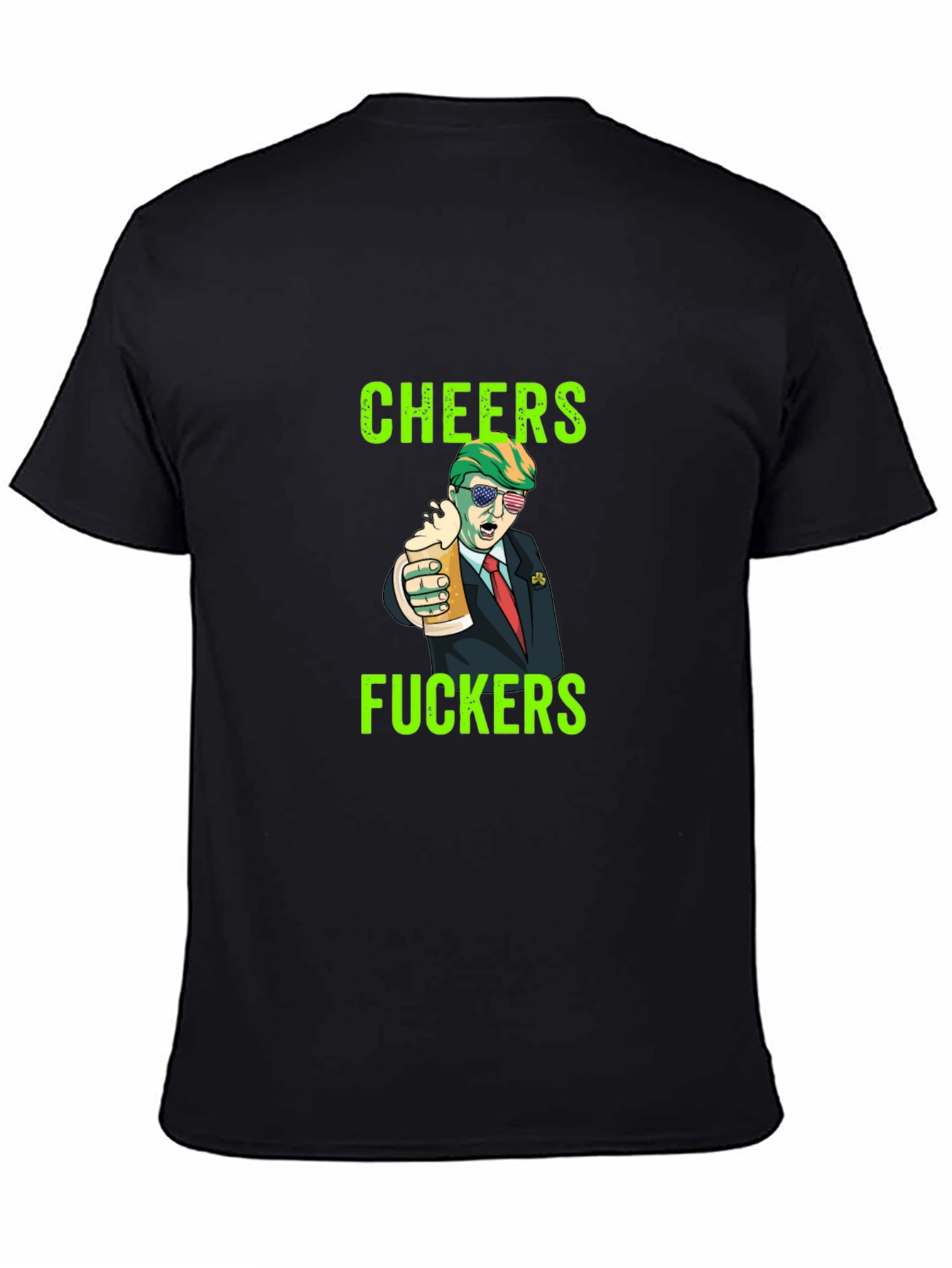 Cheers Trump Novelty Graphic Tee