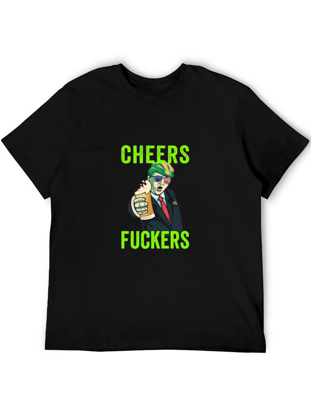 Cheers Trump Novelty Graphic Tee
