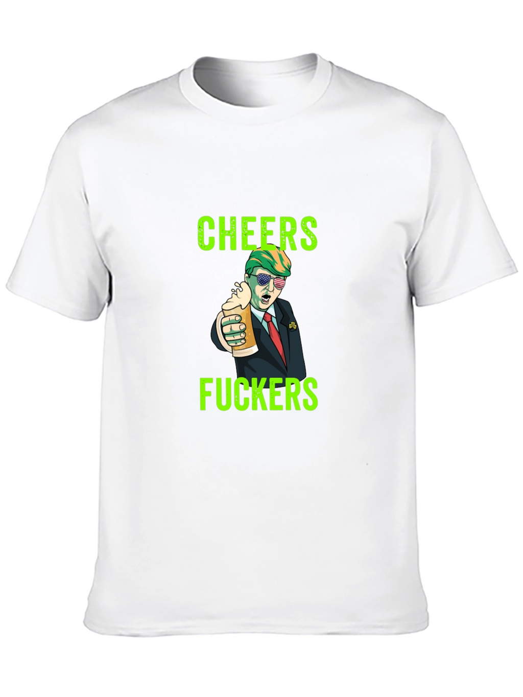 Cheers Trump Novelty Graphic Tee