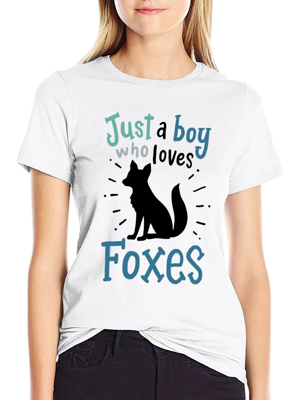 Just a Boy Who Loves Foxes Graphic T-Shirt