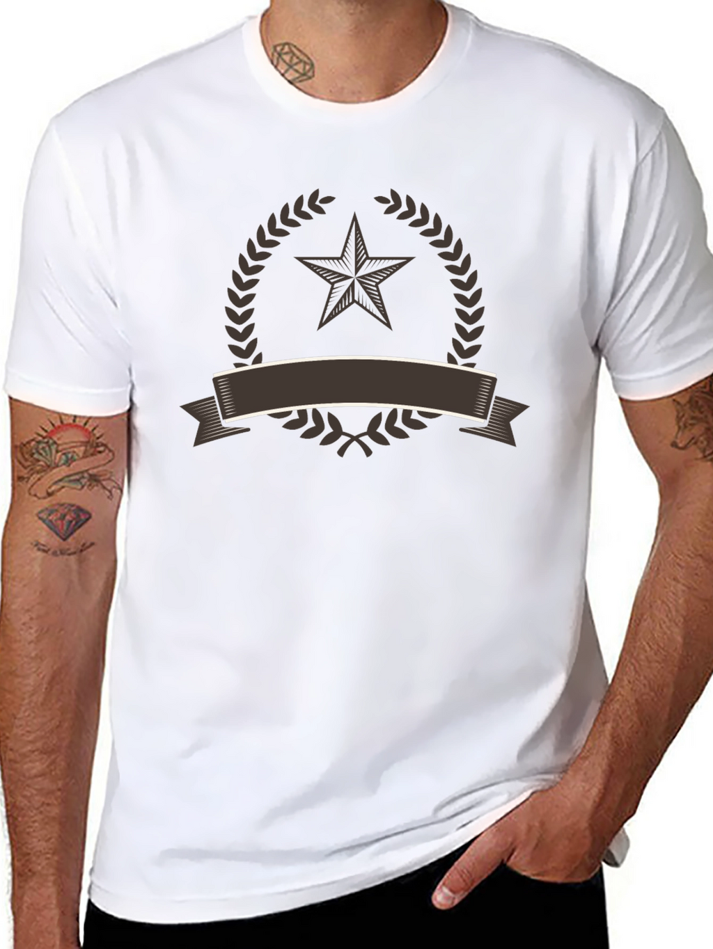 Star Emblem Graphic T-Shirt - Classic Design