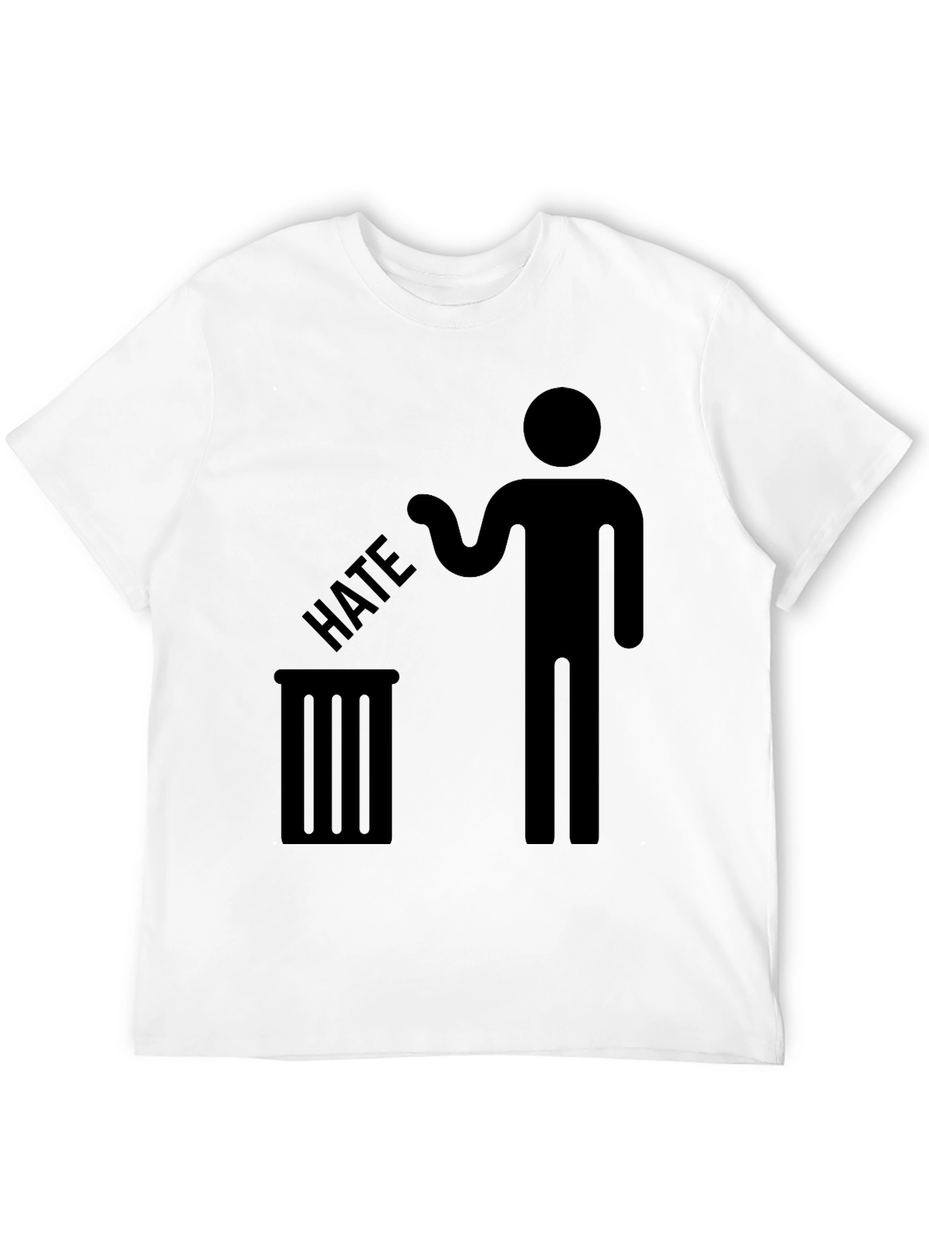 Trash Hate Graphic Tee - Anti Bullying T-Shirt
