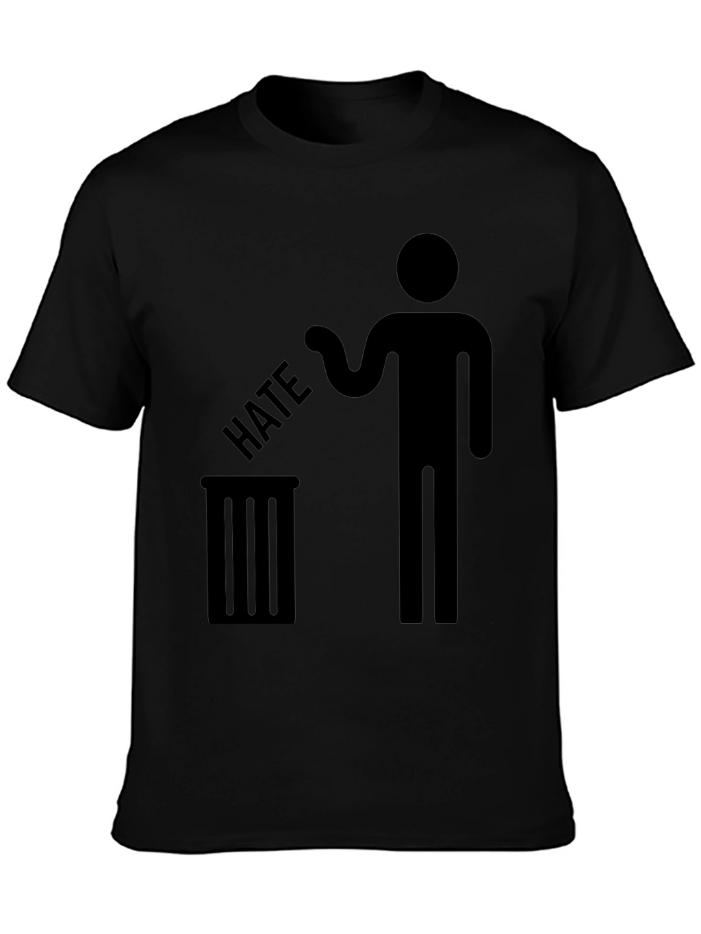 Trash Hate Graphic Tee - Anti Bullying T-Shirt