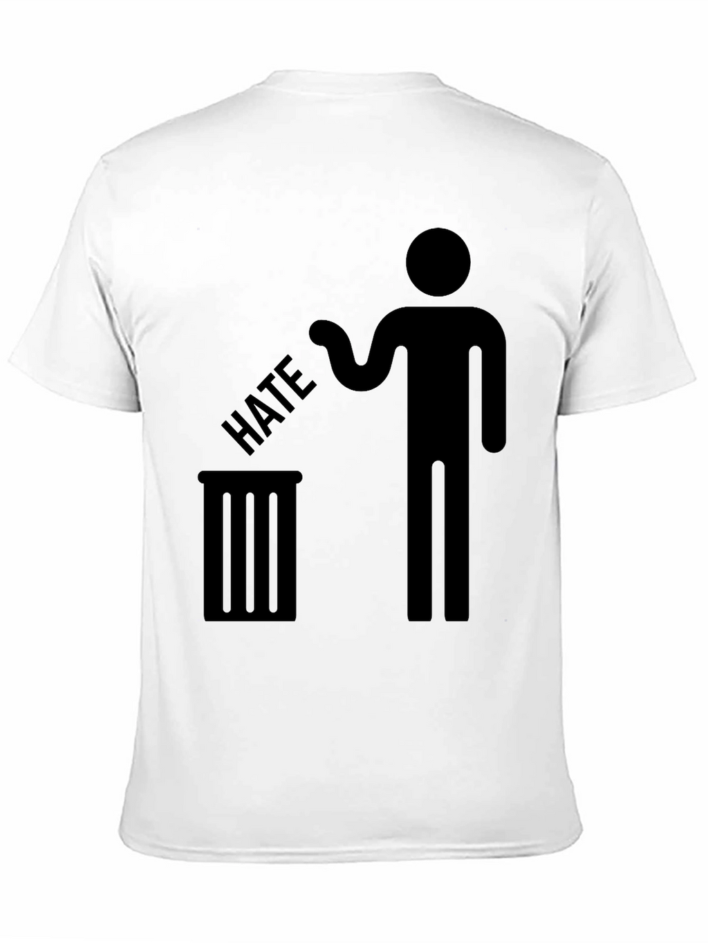 Trash Hate Graphic Tee - Anti Bullying T-Shirt