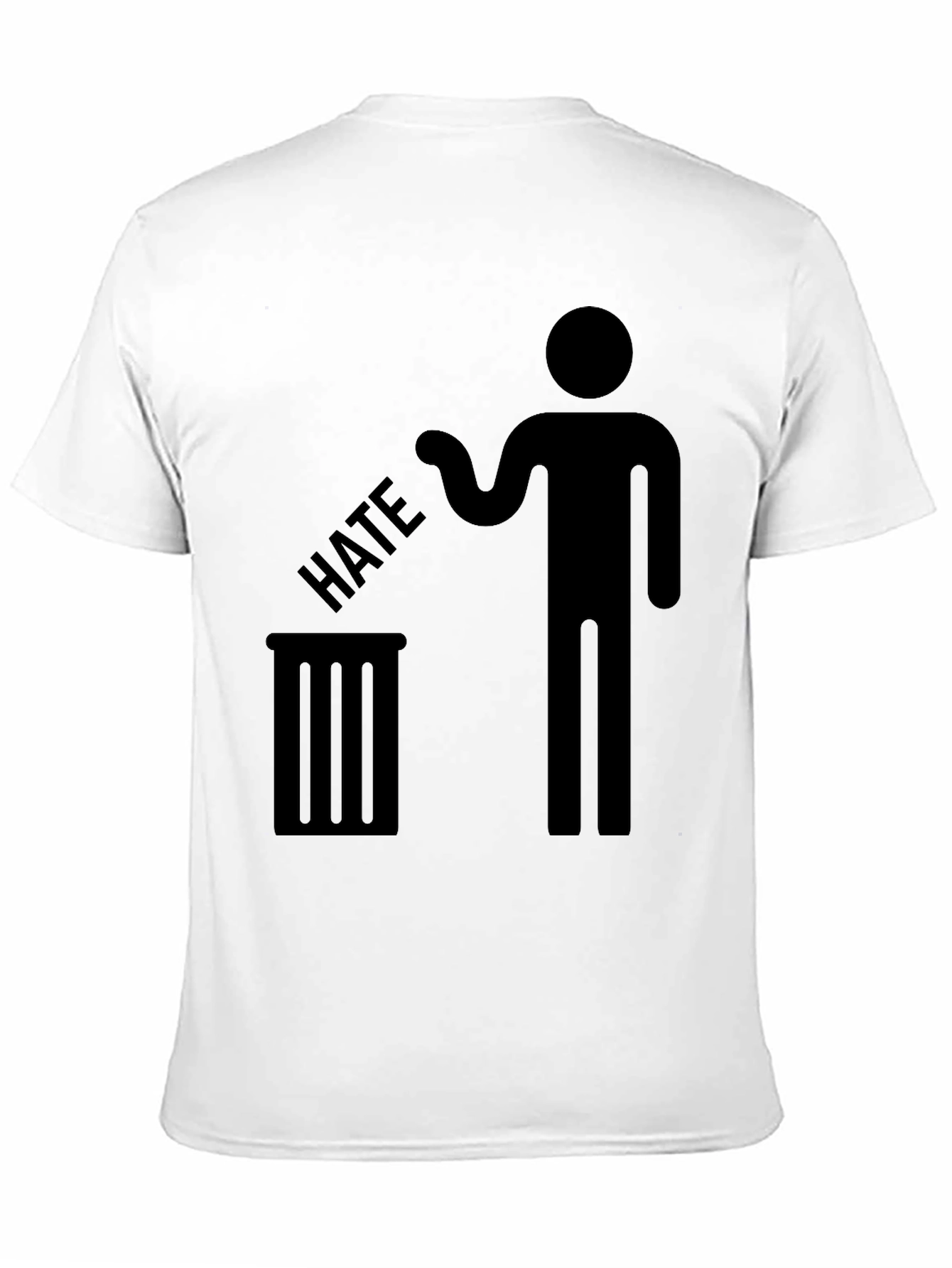 Trash Hate Graphic Tee - Anti Bullying T-Shirt