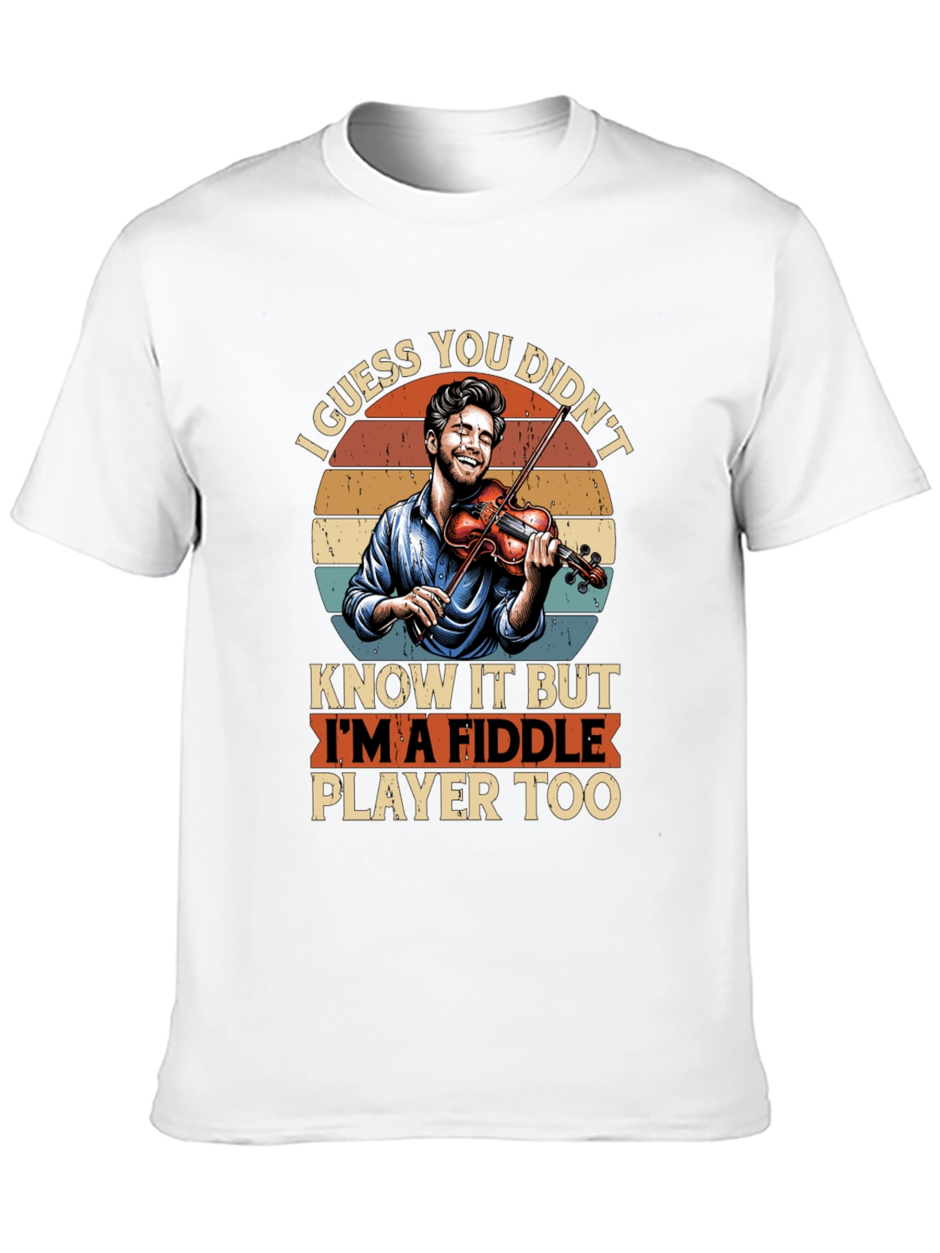 Fiddle Player T-Shirt - Music Lover Tee