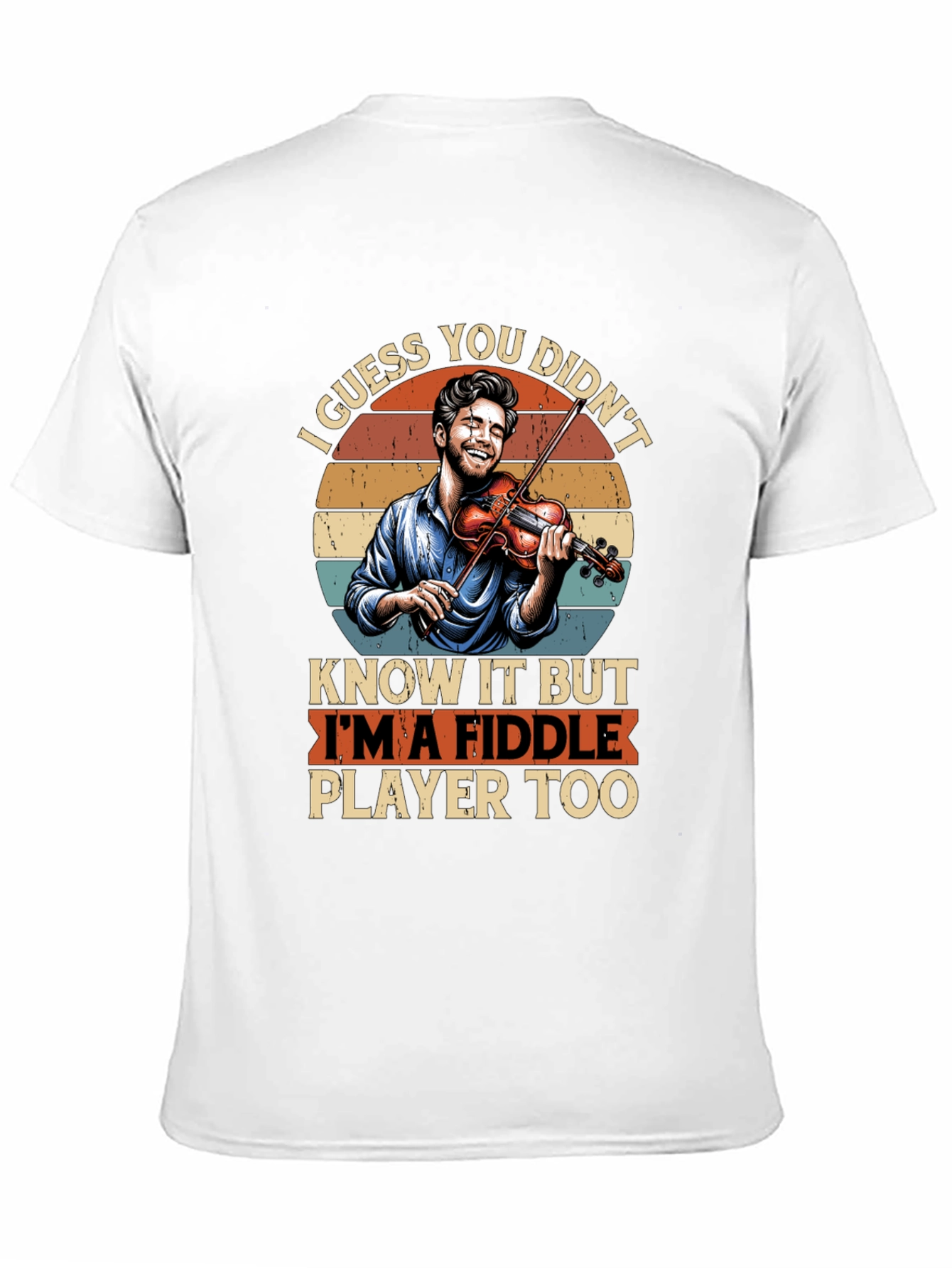Fiddle Player T-Shirt - Music Lover Tee