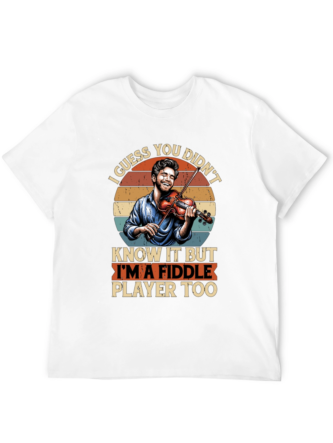 Fiddle Player T-Shirt - Music Lover Tee