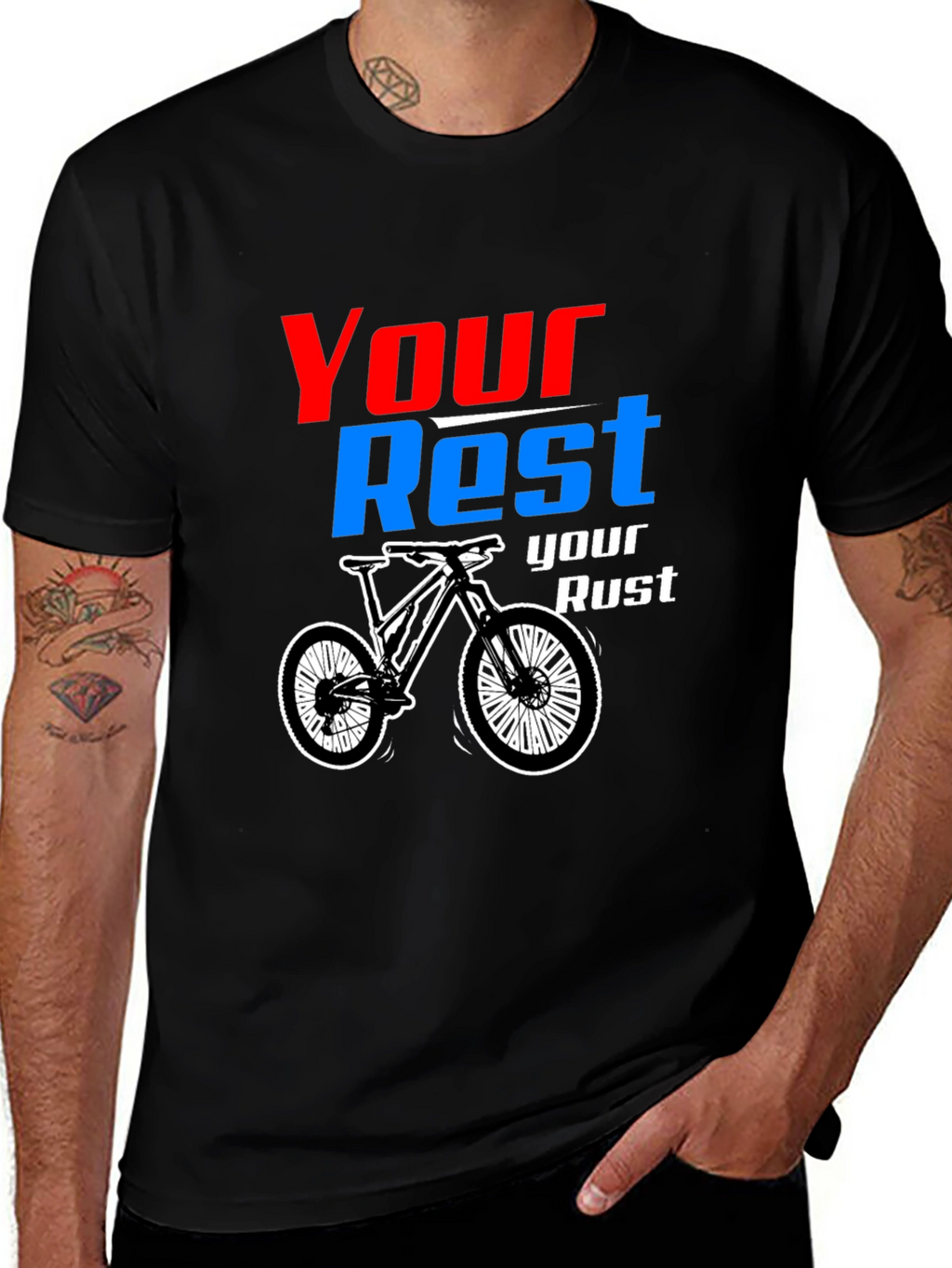 Your Rest Your Rust Mountain Bike Graphic Tee