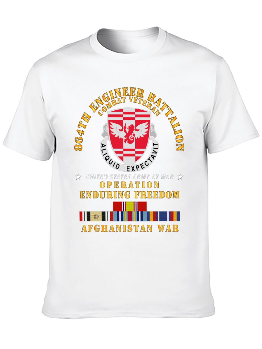 864th Engineer Battalion Combat Veteran T-Shirt