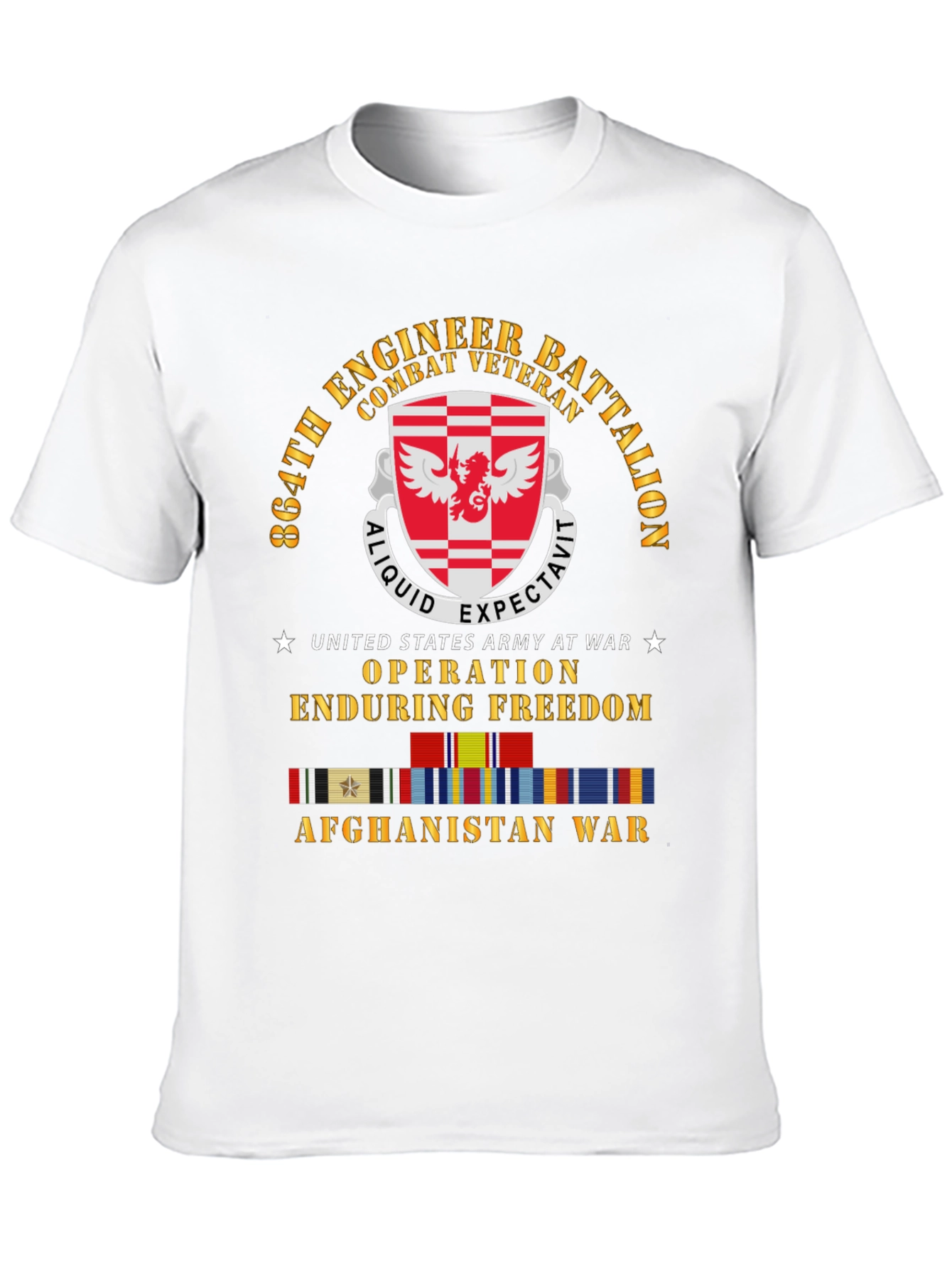 864th Engineer Battalion Combat Veteran T-Shirt